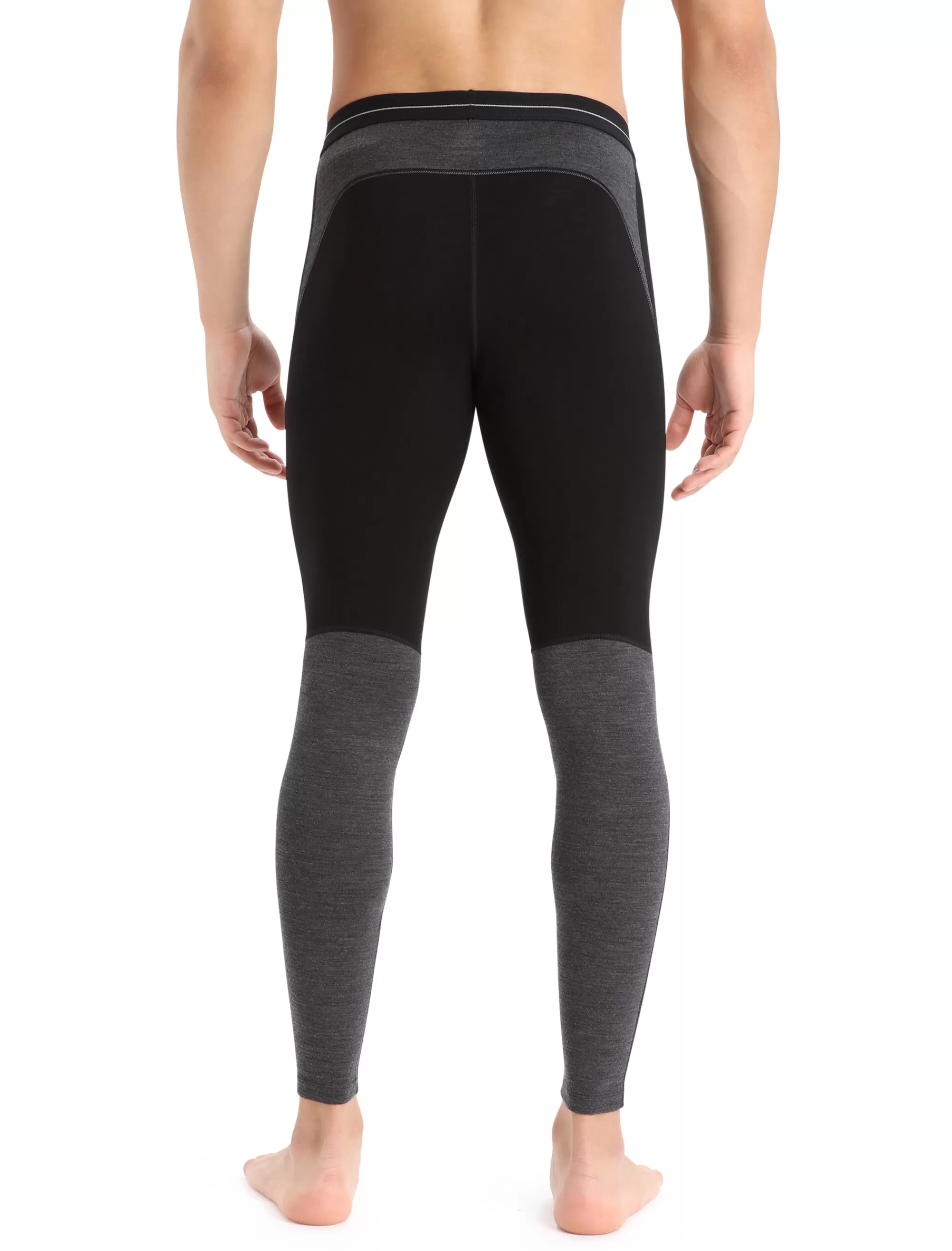 Online Icebreaker 200 Zoneknit™ Merino Leggings Herren Black/Jet Heather