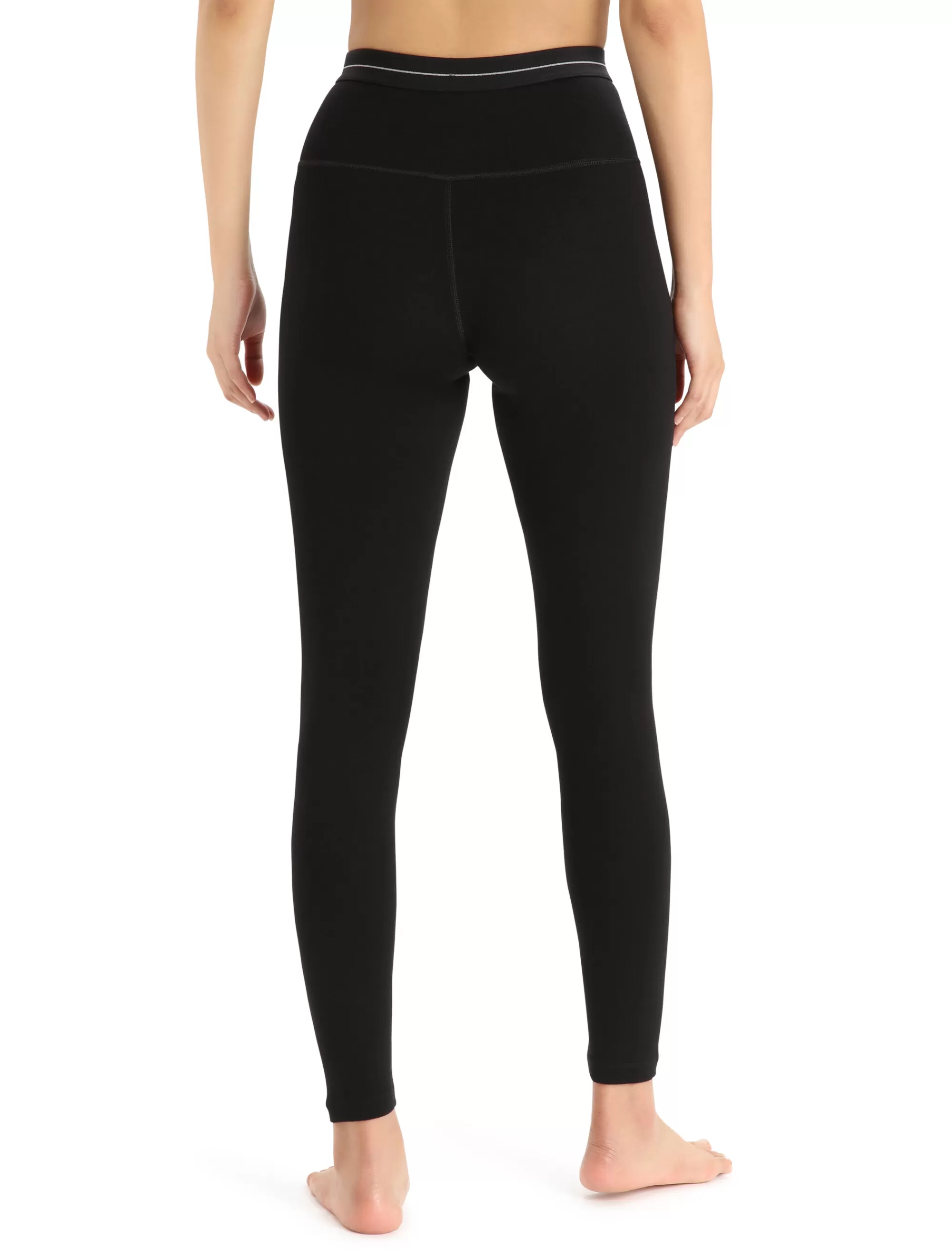 Clearance Icebreaker 260 Tech Merino High Rise Leggings Damen Black