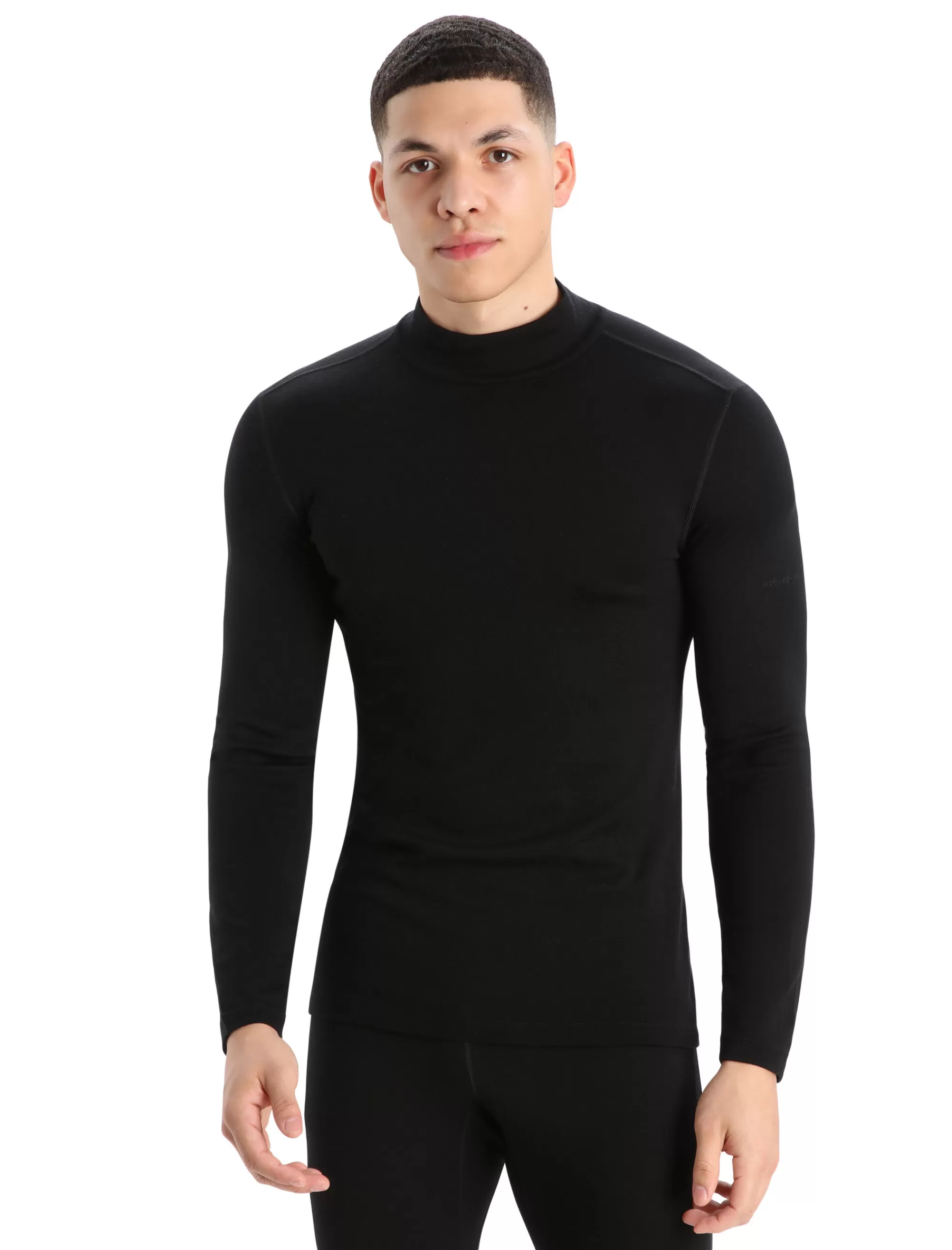 Discount Icebreaker 260 Tech Merino Rollkragenpullover Herren Black