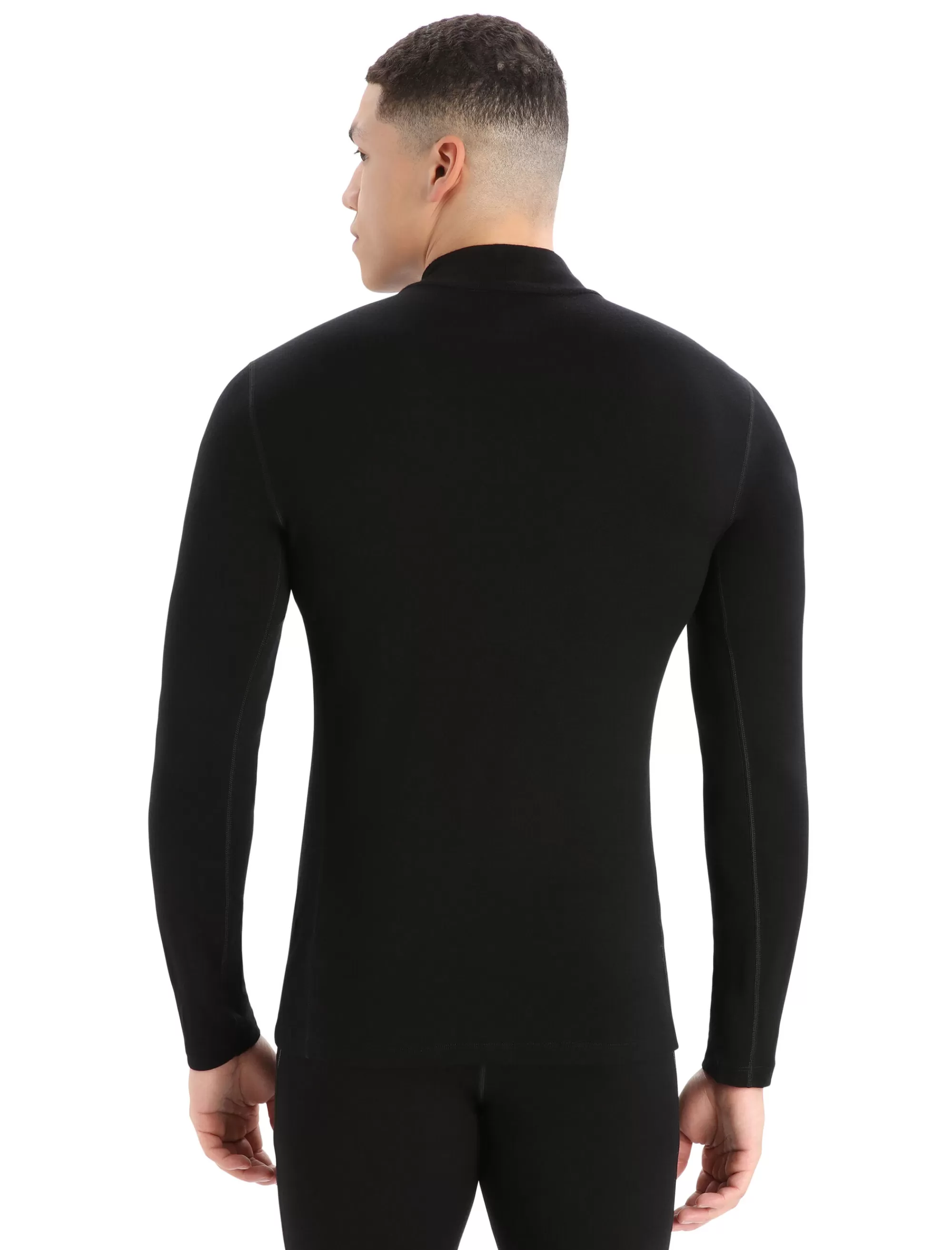 Discount Icebreaker 260 Tech Merino Rollkragenpullover Herren Black