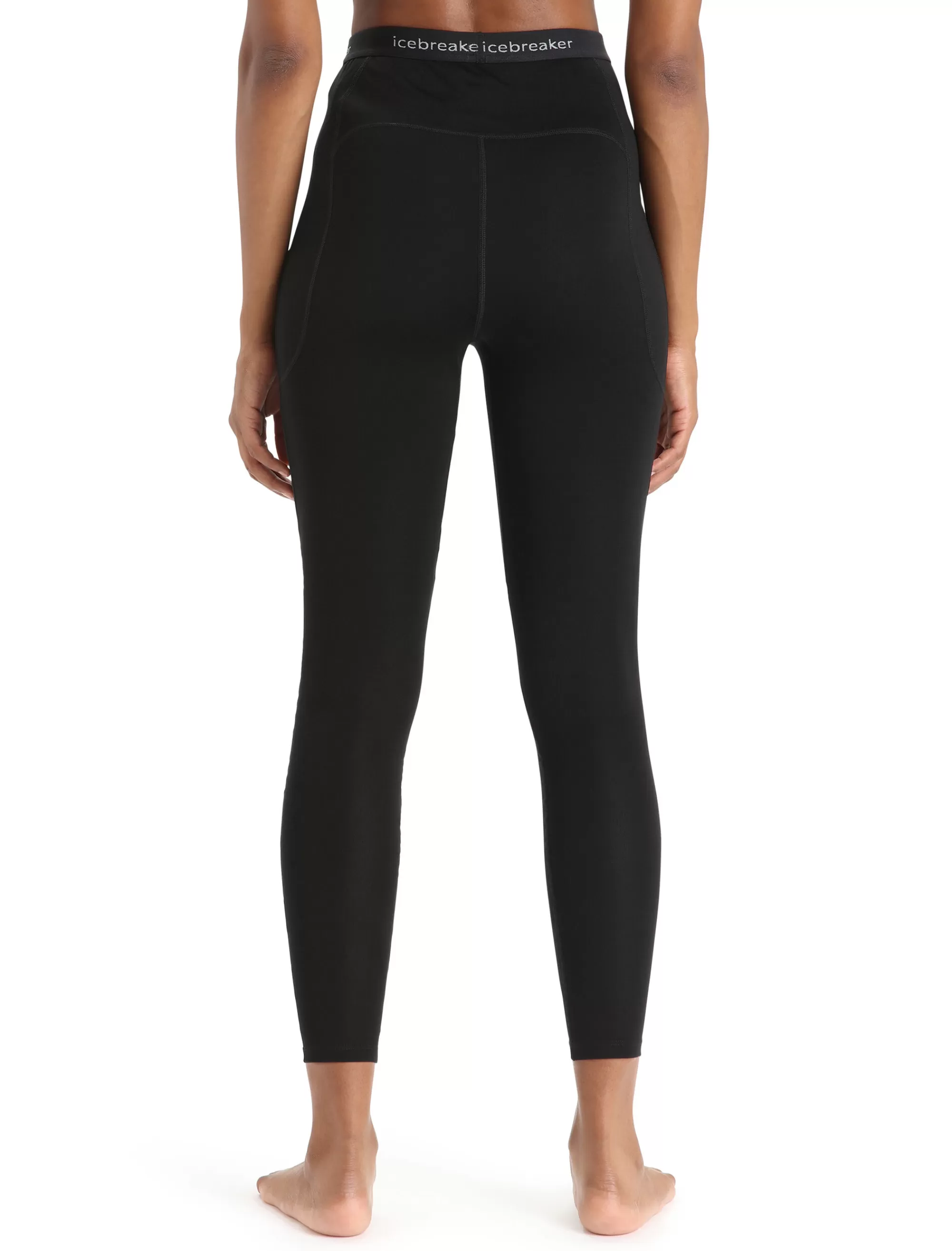 Fashion Icebreaker 300 Merinofine™ Merino Thermo-Leggings Damen Black