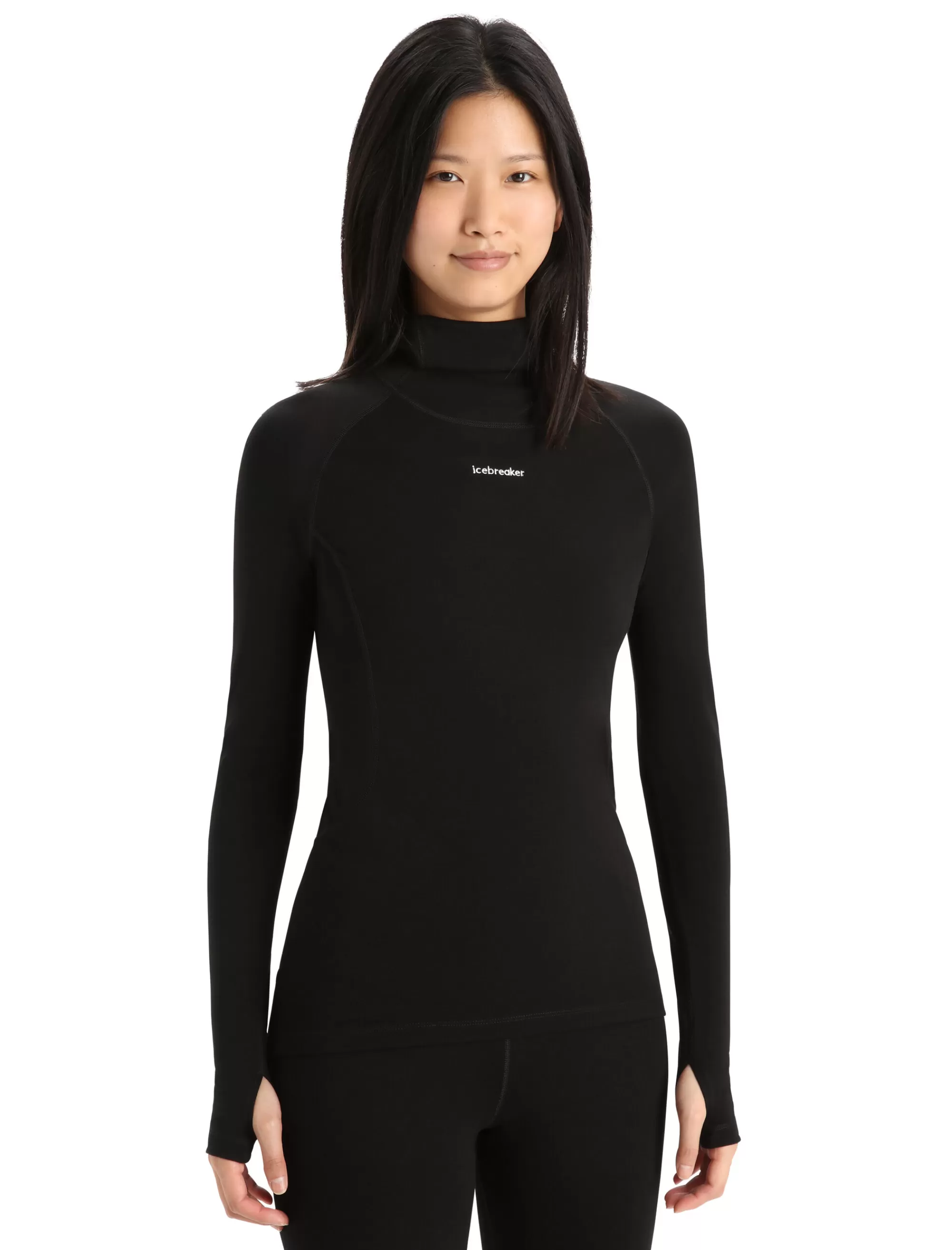 Shop Icebreaker 300 Merinofine™ Rollkragenpullover Damen Black