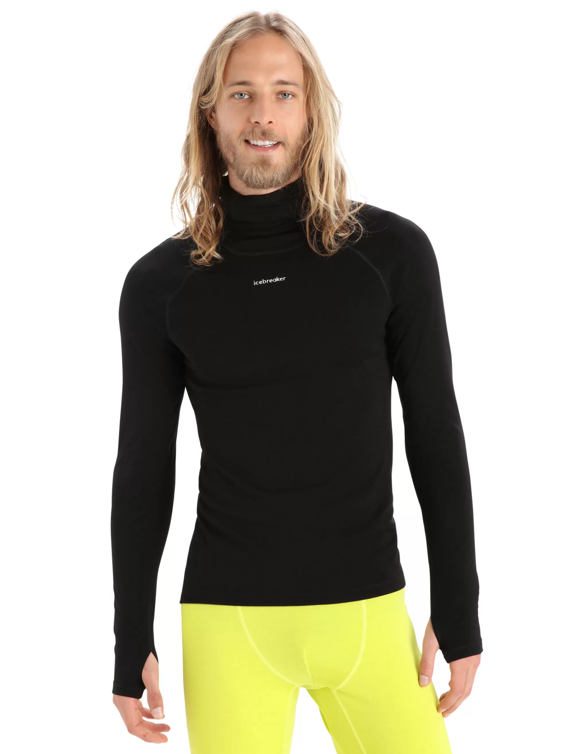 Sale Icebreaker 300 Merinofine™ Rollkragenpullover Herren Black