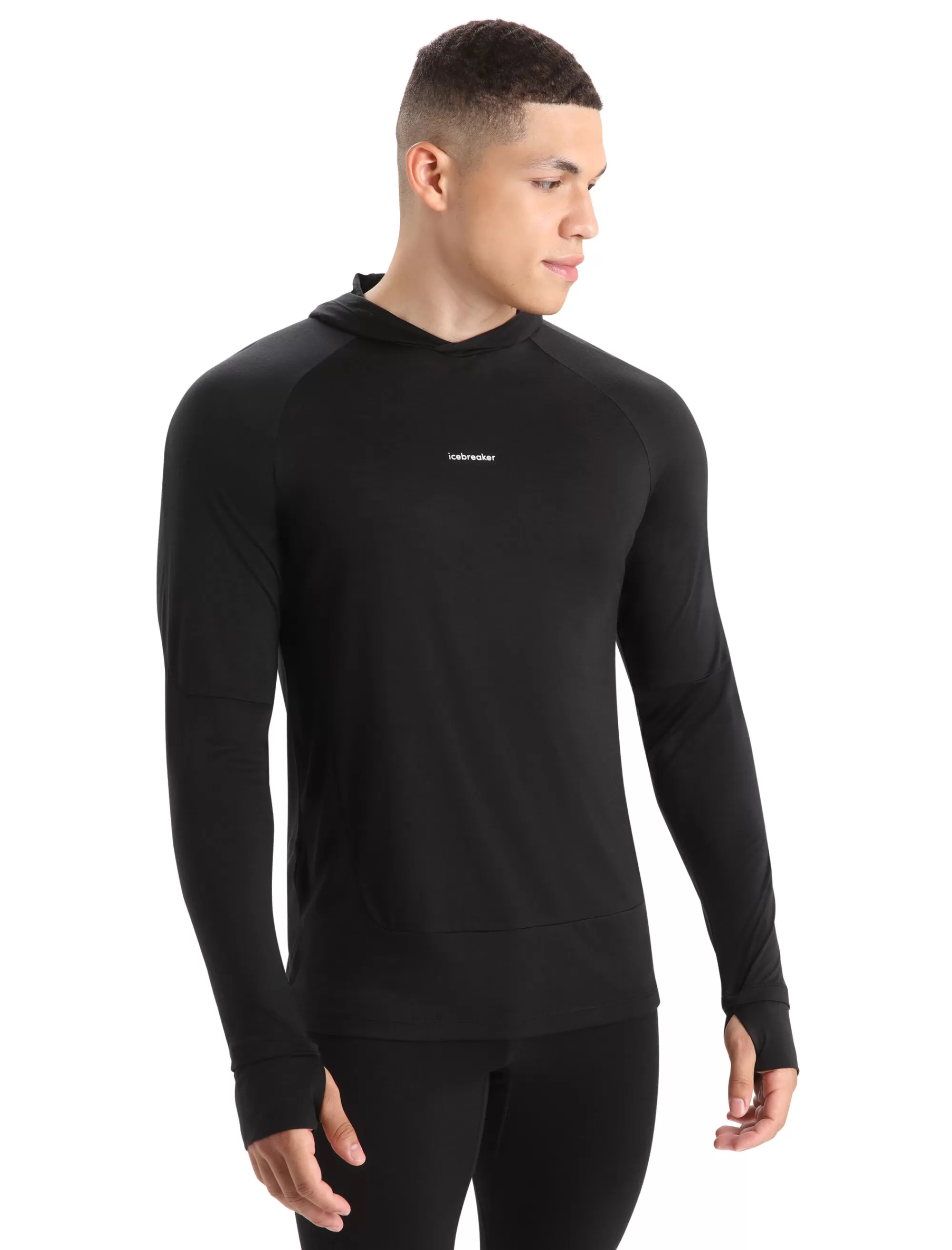 Best Icebreaker Cool-Lite™ Merino Hoodie Herren Black