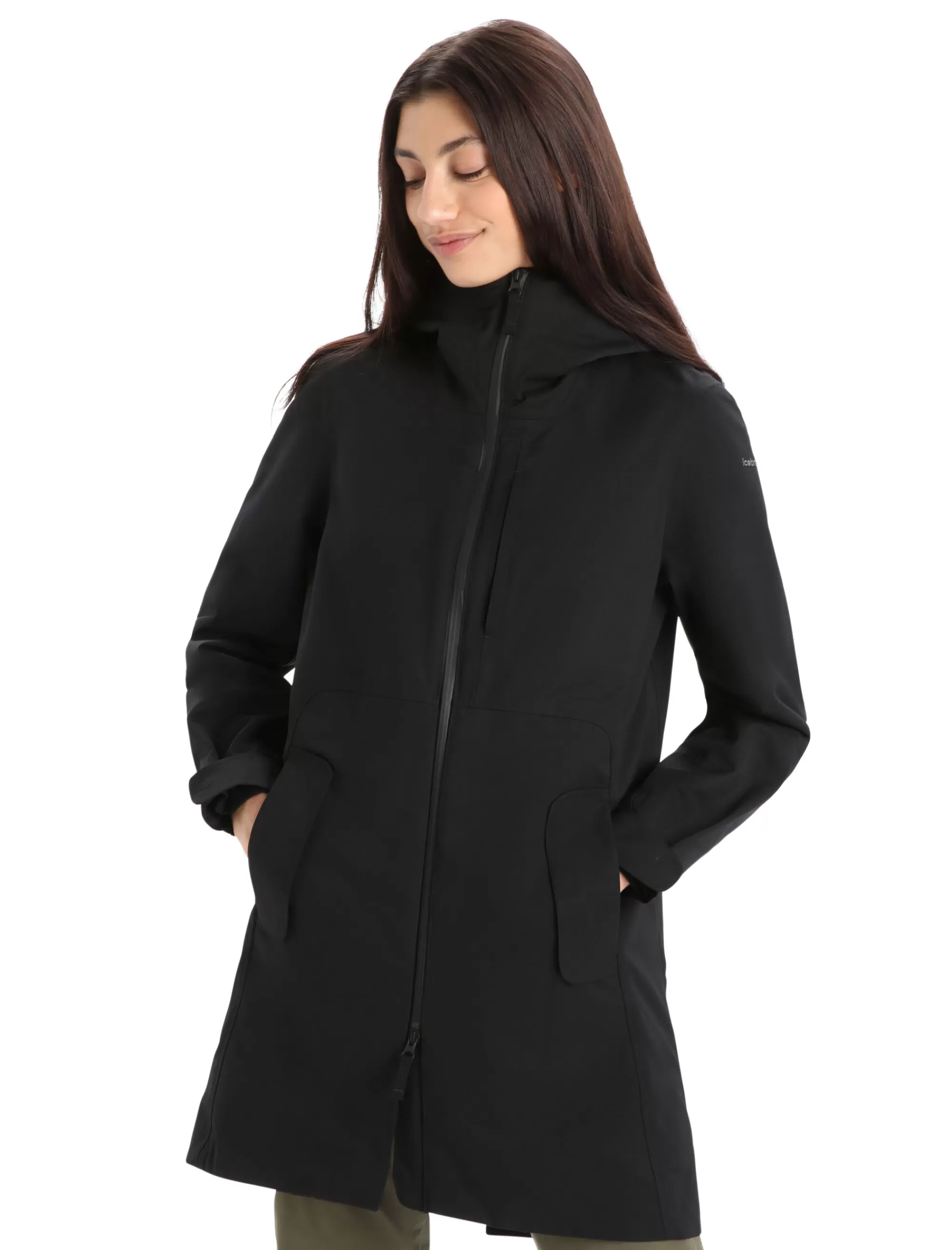 Online Icebreaker City Label Shell+™ Merino 4-In-1 Parka Damen Black