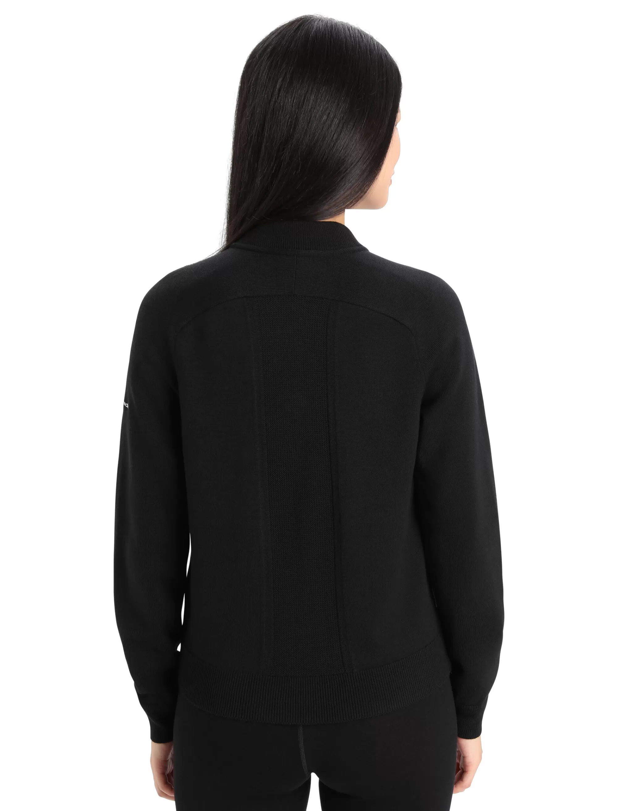 Shop Icebreaker City Label Zoneknit™ Merino Insulated Knit Bomberjacke Damen Black