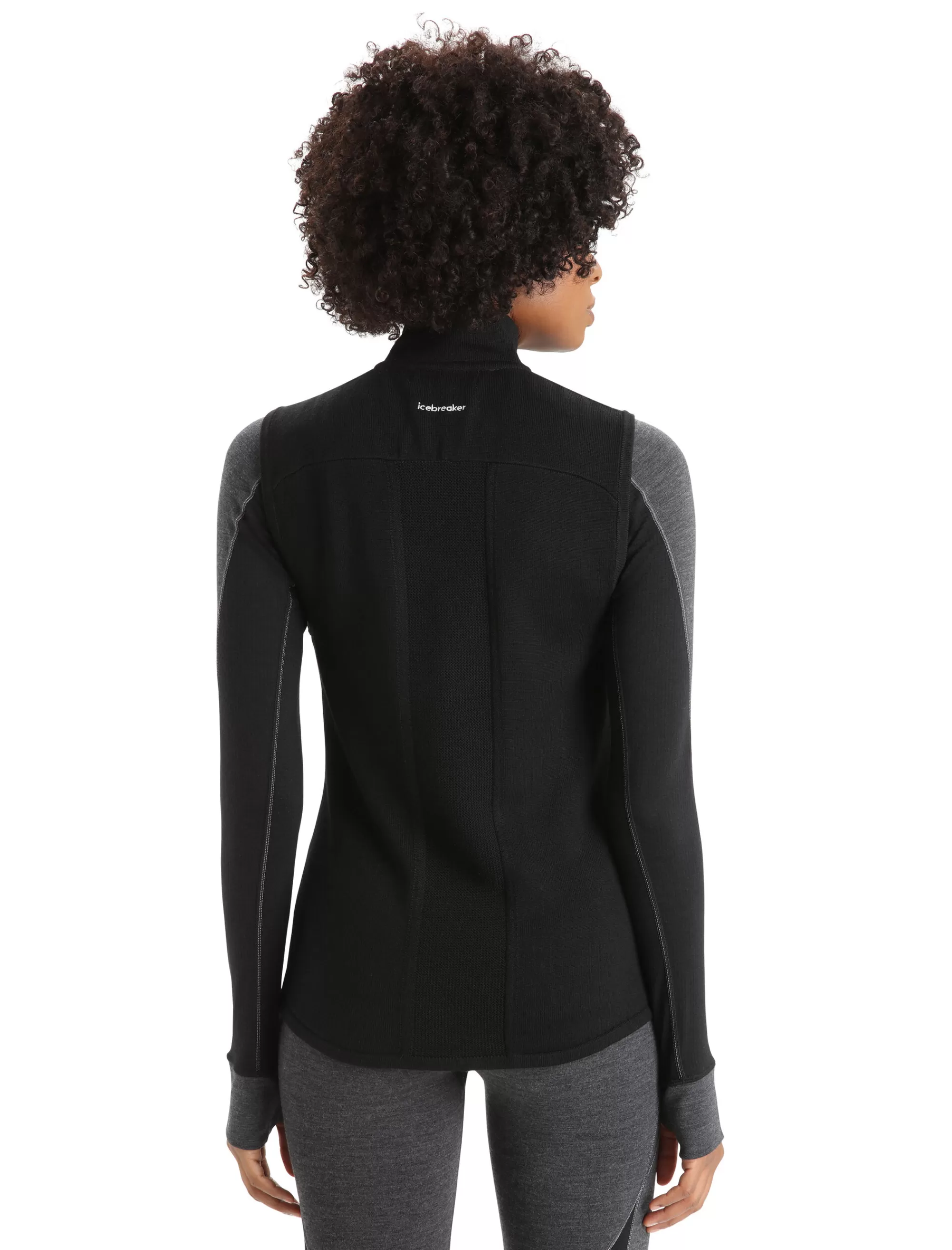 Hot Icebreaker Isolierte Zoneknit™ Merino Weste Damen Black