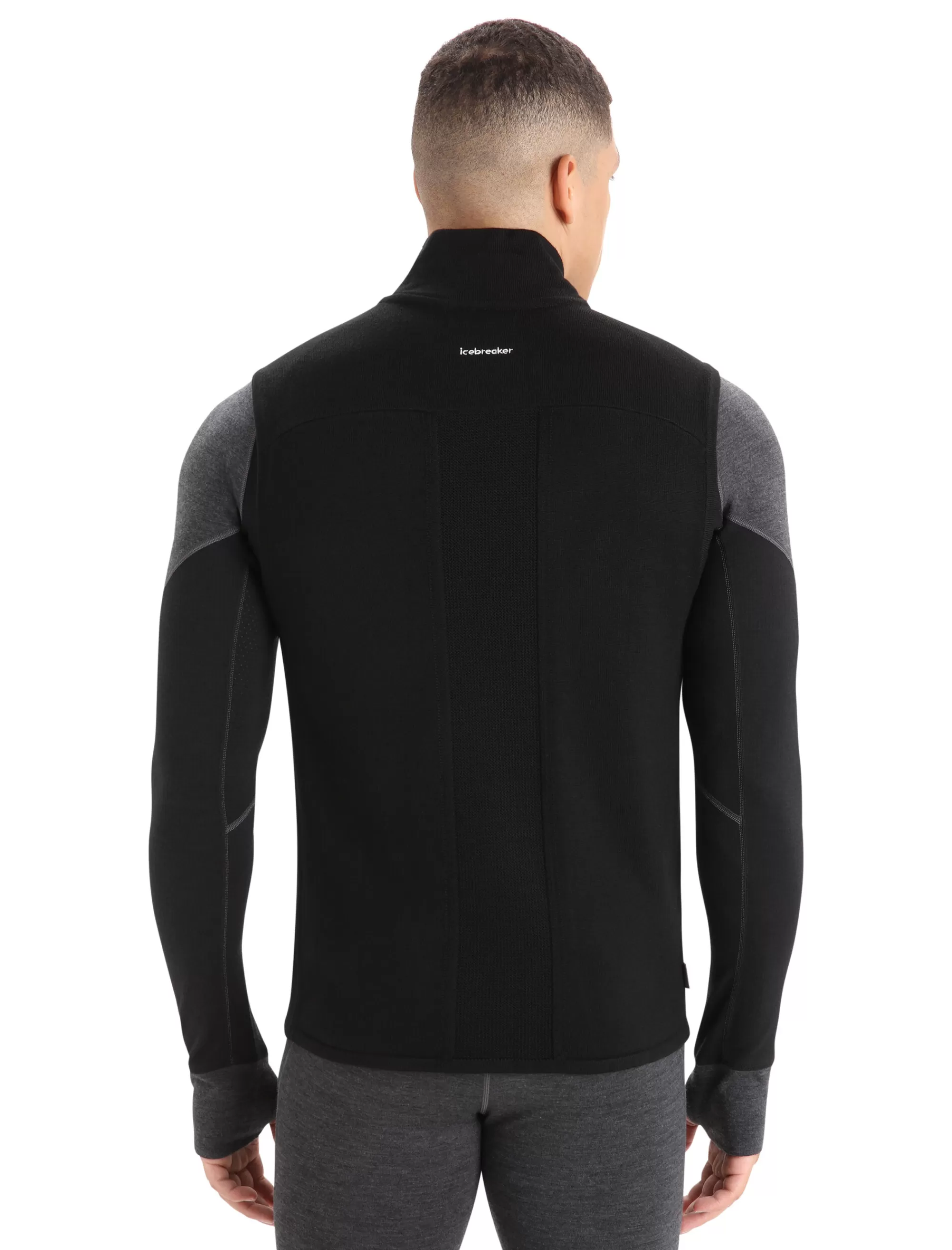 Sale Icebreaker Isolierte Zoneknit™ Merino Weste Herren Black