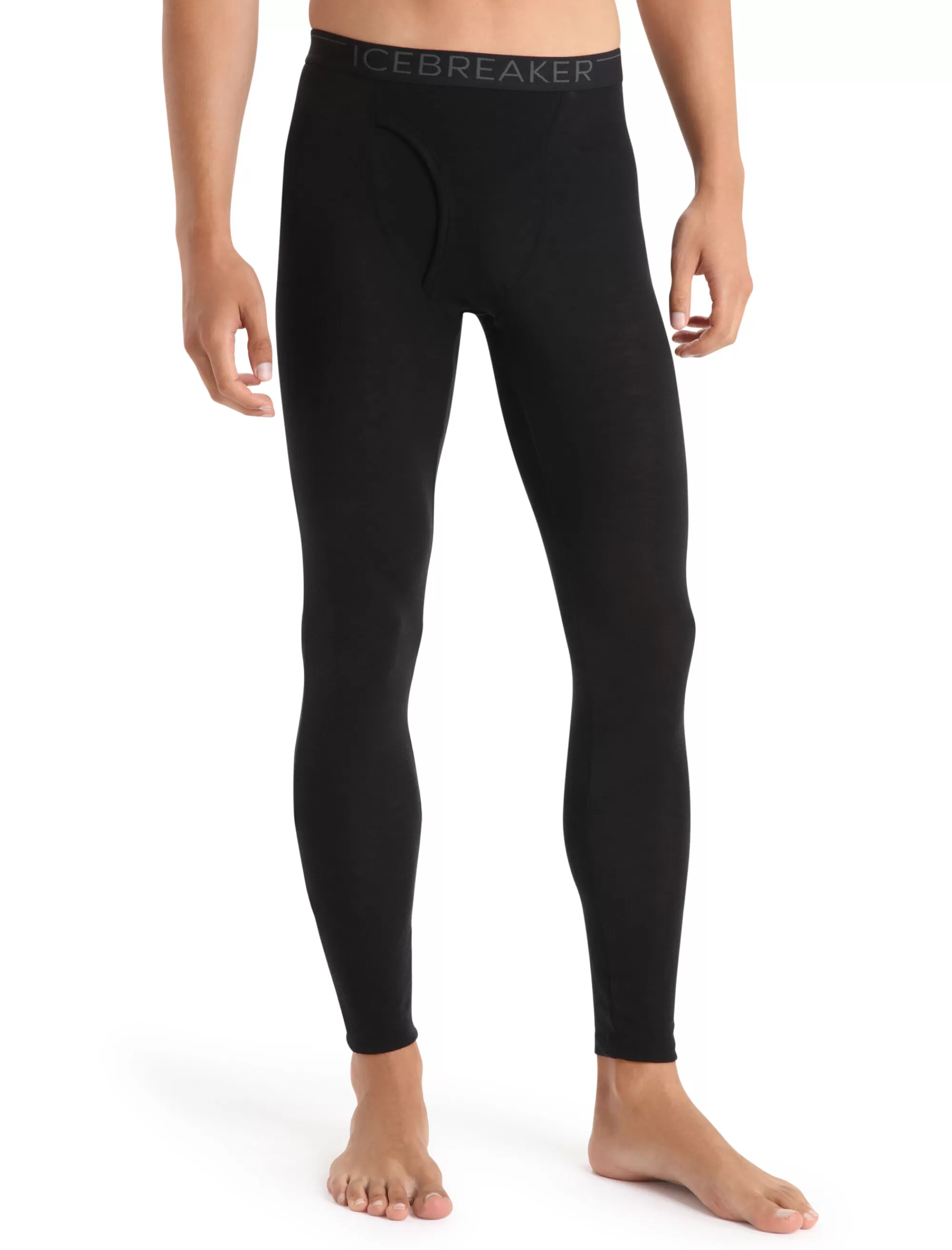 Online Icebreaker Merino 175 Everyday Thermo-Leggings Mit Eingriff Herren Black