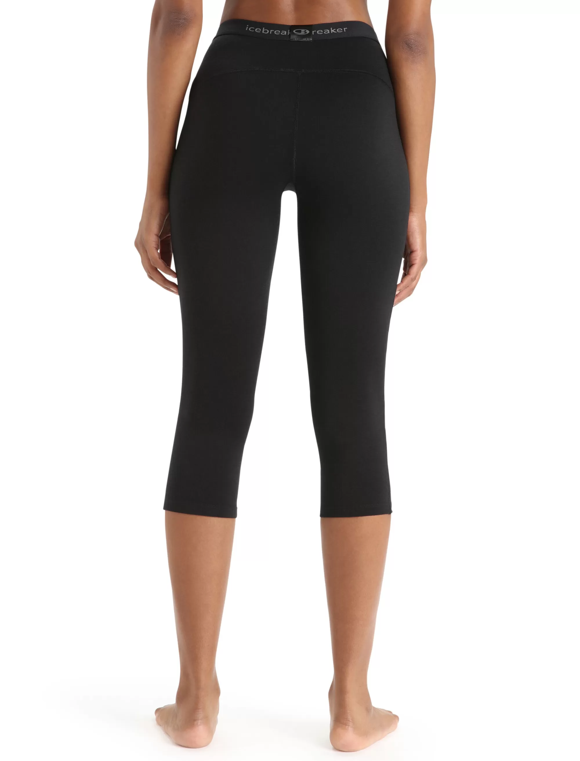 Cheap Icebreaker Merino 200 Oasis 3/4 Thermo-Leggings Damen Black