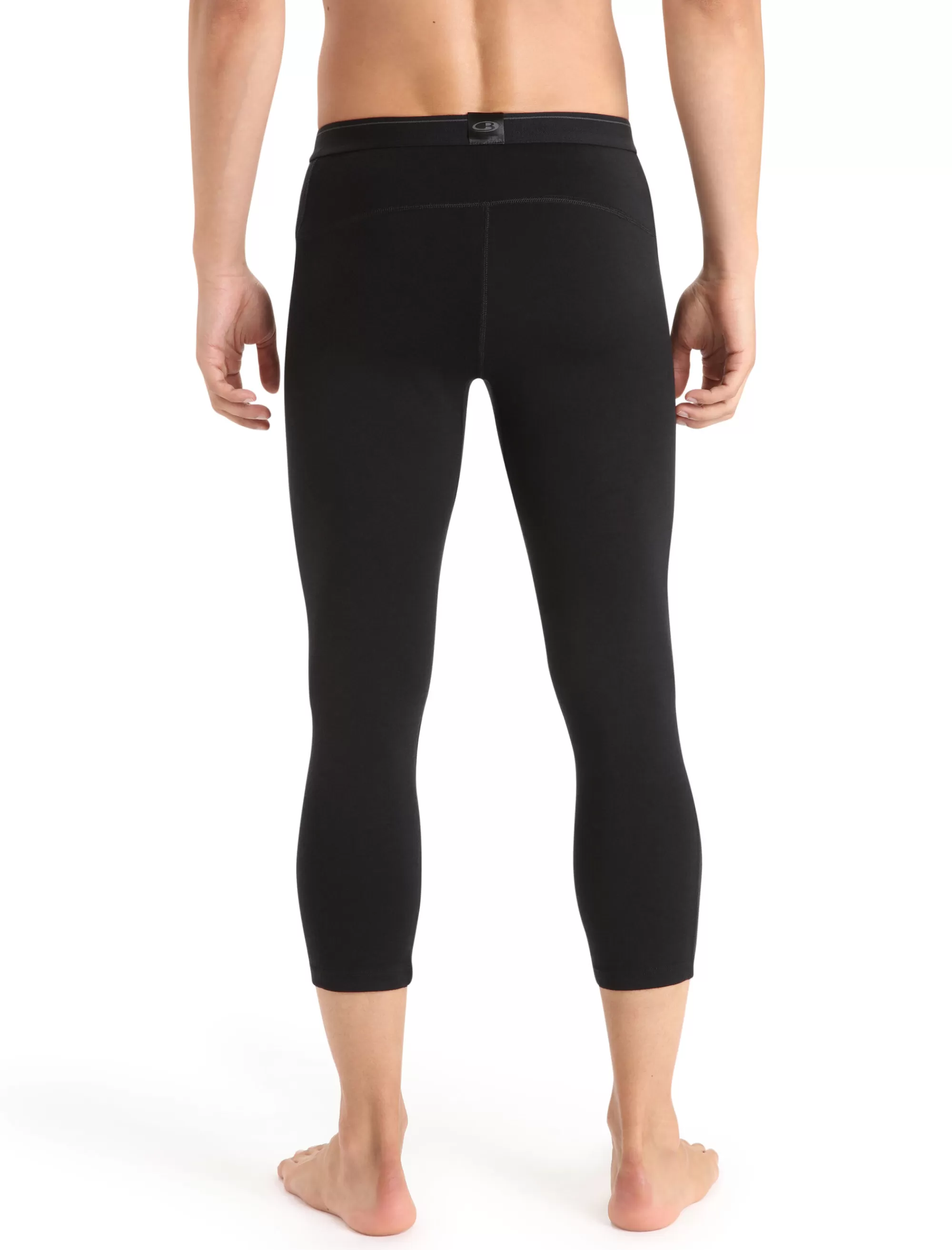 Best Icebreaker Merino 200 Oasis 3/4 Thermo-Leggings Herren Black