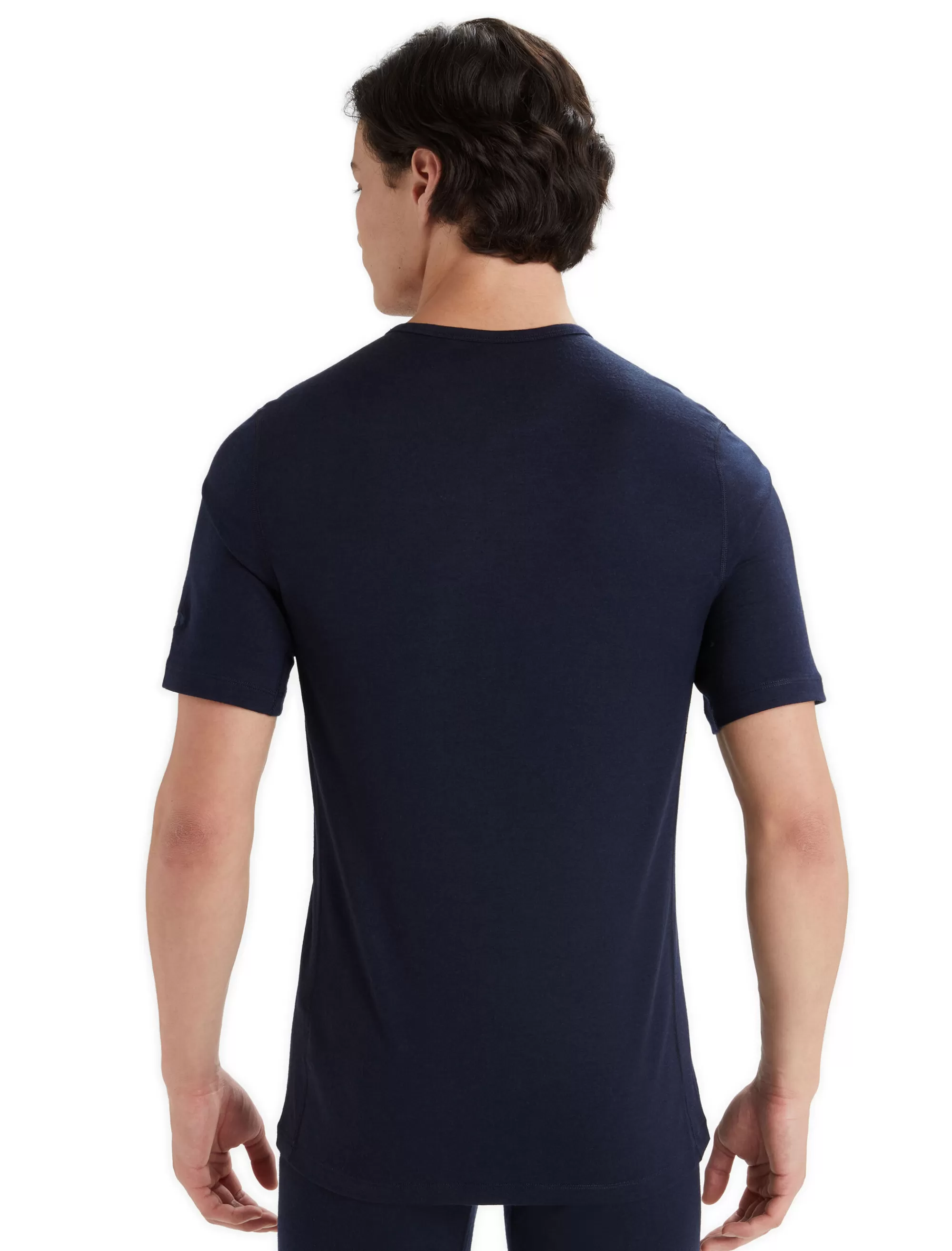 Discount Icebreaker Merino 200 Oasis Thermo-Kurzarmshirt Mit Rundhalsausschnitt Herren Midnight Navy