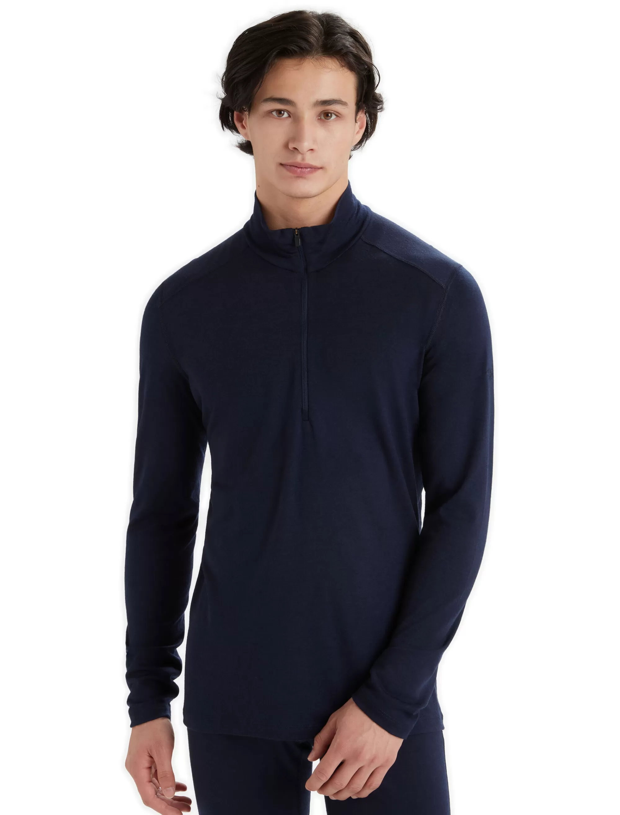 Shop Icebreaker Merino 200 Oasis Thermo-Langarmshirt Mit Halblangem Reisverschluss Herren Midnight Navy