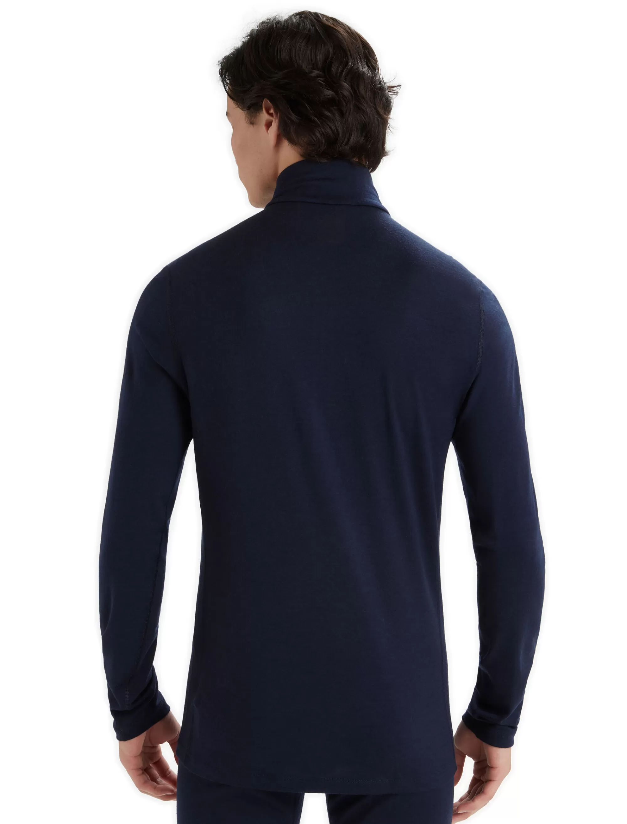 Shop Icebreaker Merino 200 Oasis Thermo-Langarmshirt Mit Halblangem Reisverschluss Herren Midnight Navy