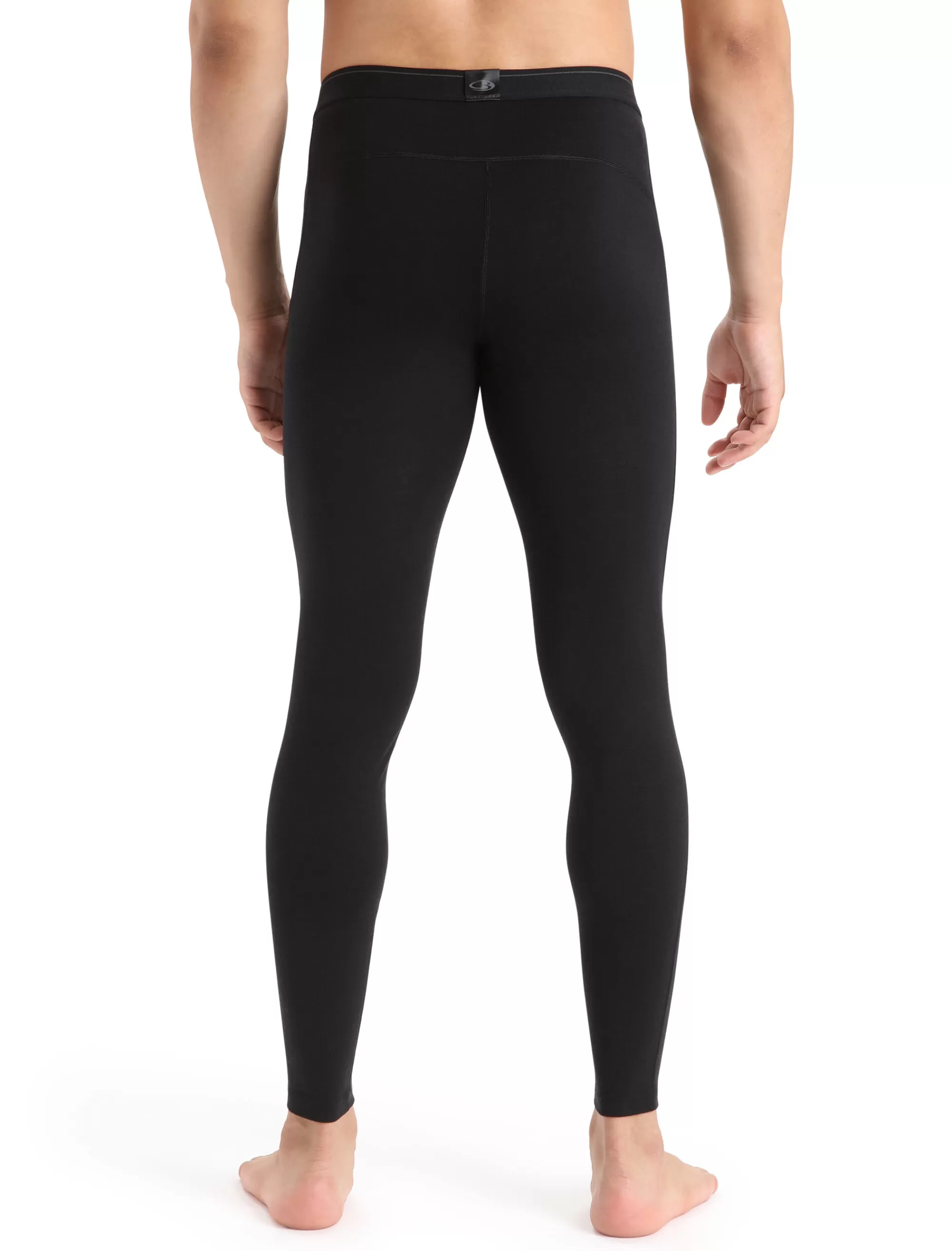 Clearance Icebreaker Merino 200 Oasis Thermo-Leggings Mit Eingriff Herren Black