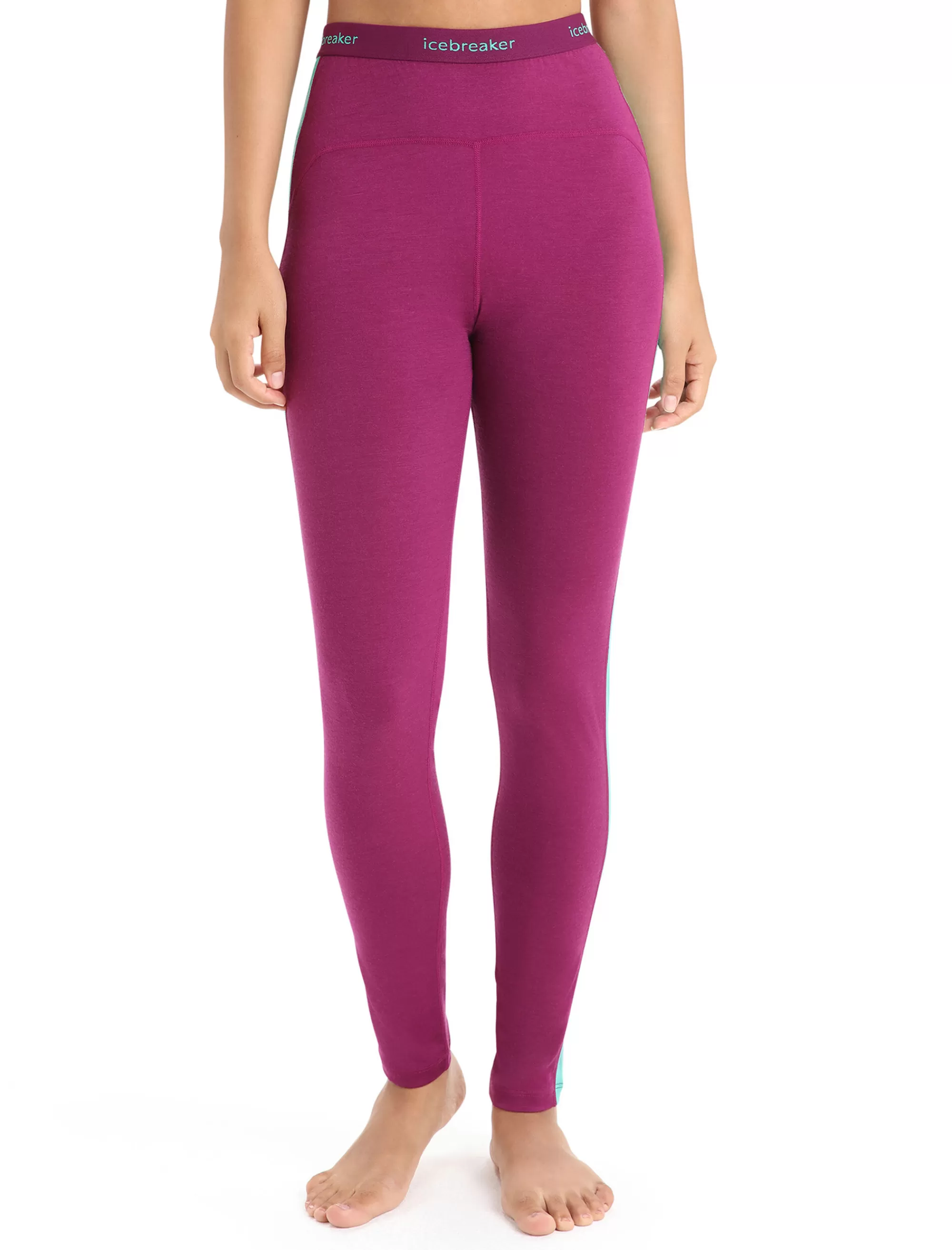 New Icebreaker Merino 200 Sonebula Leggings Damen Go Berry/Fresh