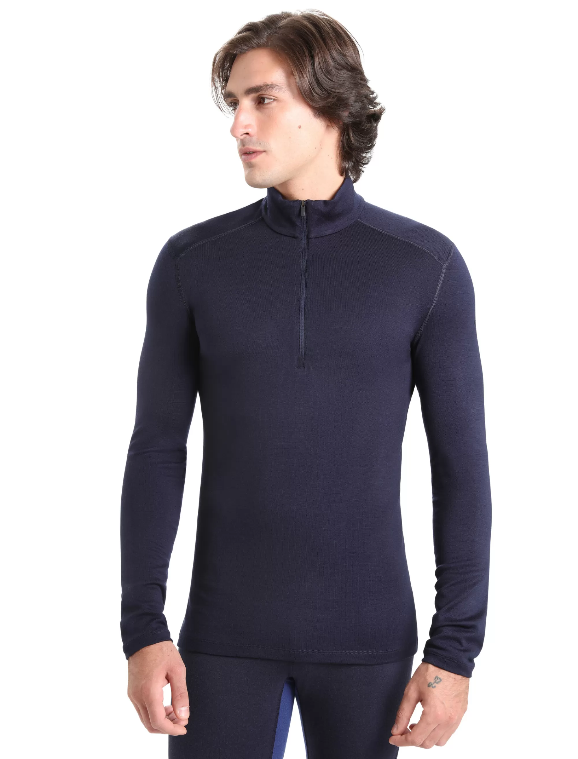 Flash Sale Icebreaker Merino 260 Tech Thermo-Langarmshirt Mit Halblangem Reisverschluss Herren Midnight Navy