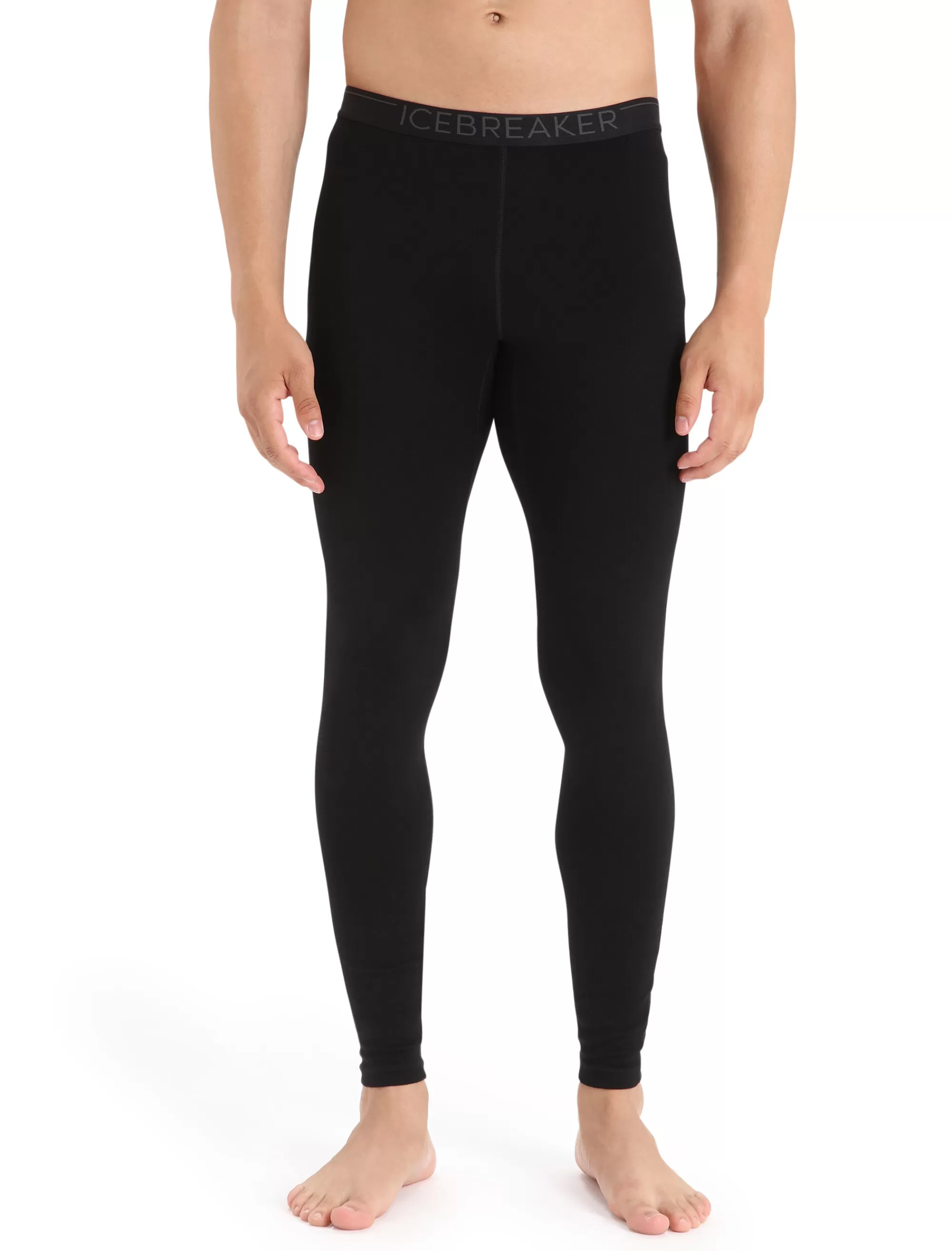 Sale Icebreaker Merino 260 Tech Thermo-Leggings Herren Black