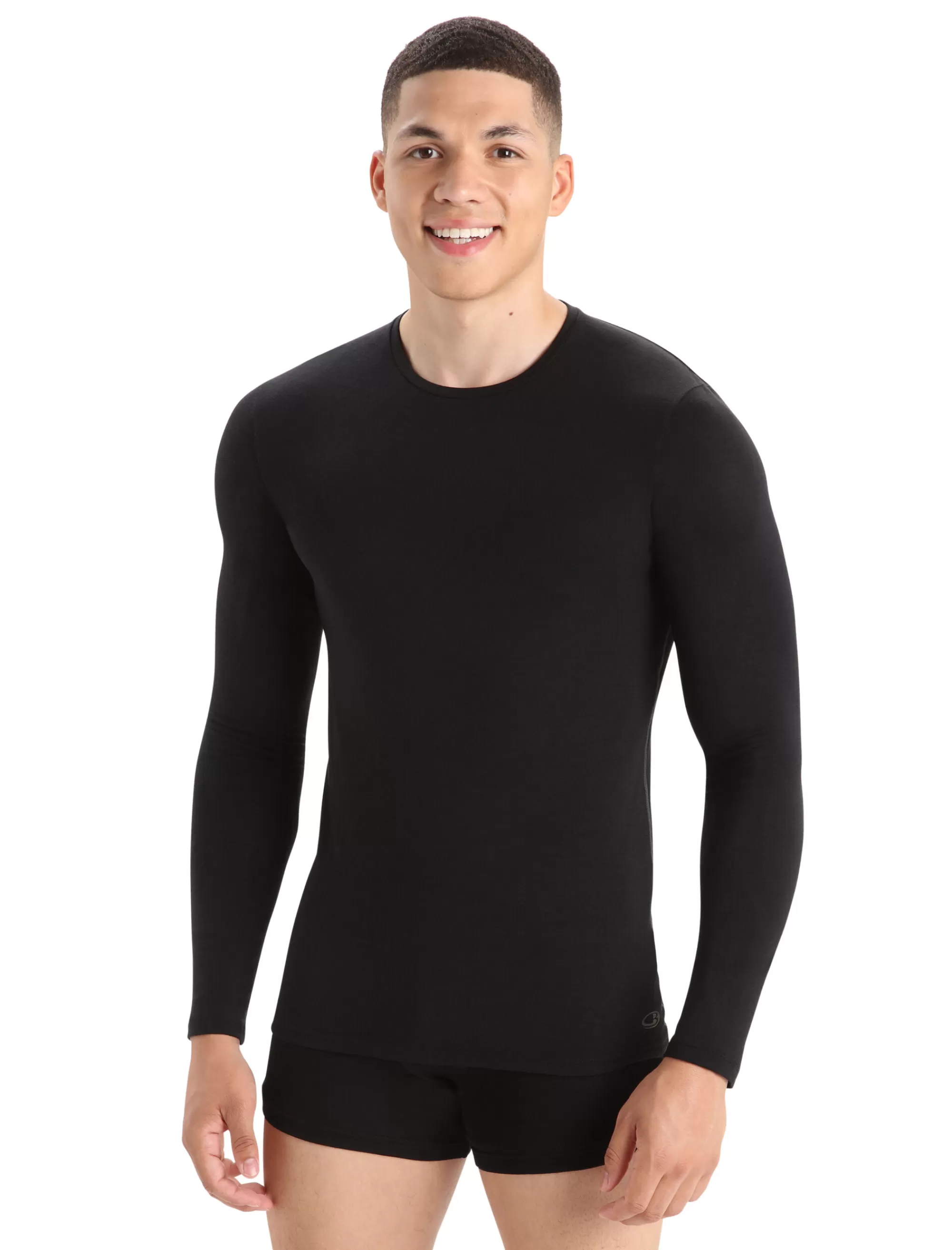 Sale Icebreaker Merino Anatomica Langarmshirt Herren Black