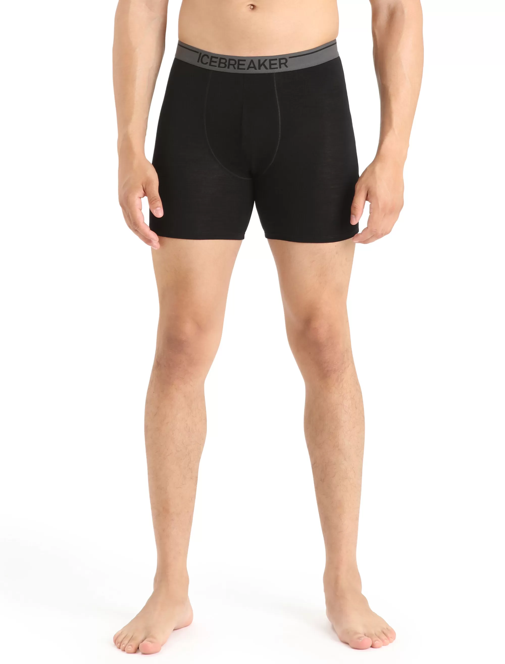 Flash Sale Icebreaker Merino Anatomica Lange Boxershorts Herren Black