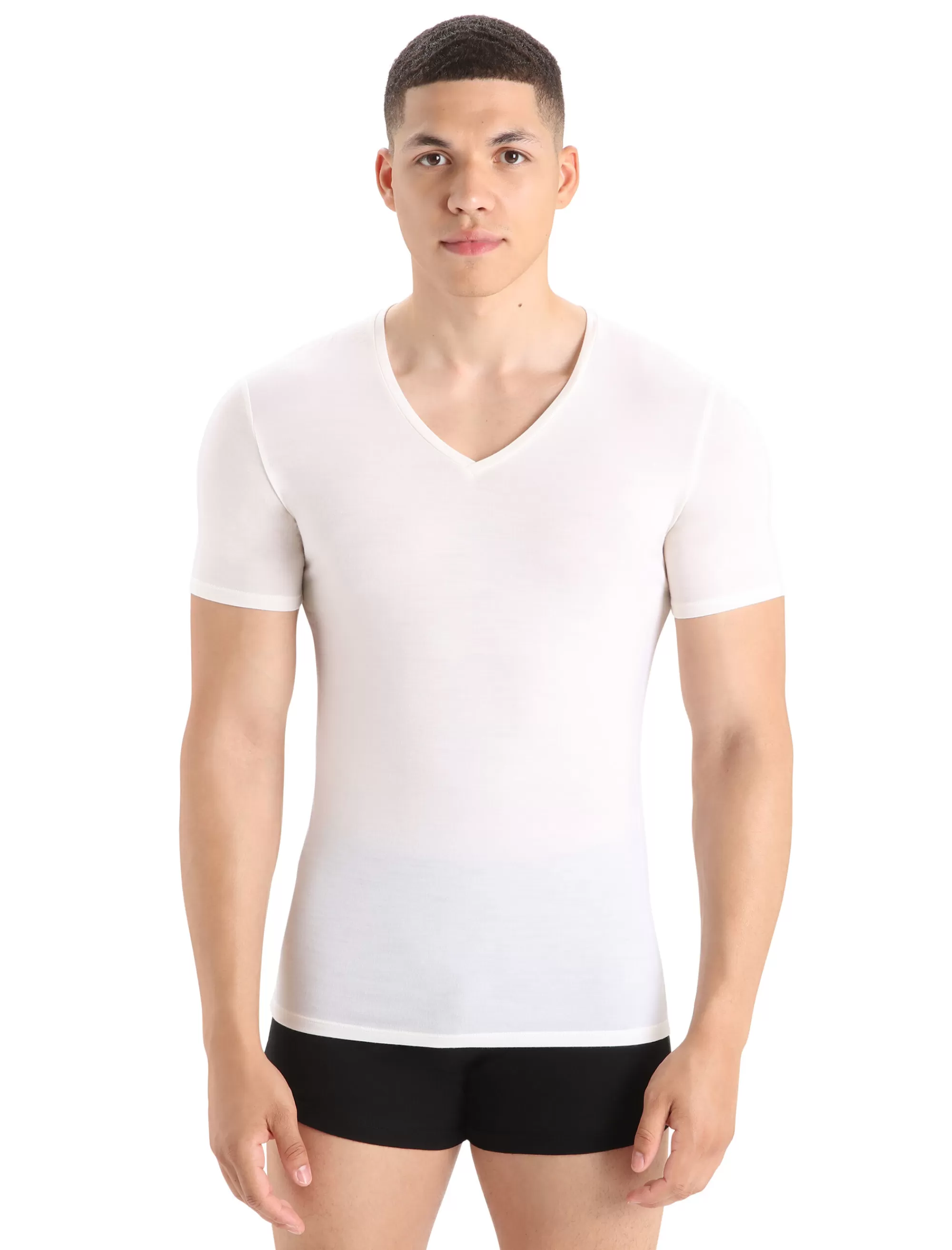 Online Icebreaker Merino Anatomica T-Shirt Mit V-Ausschnitt Herren Snow