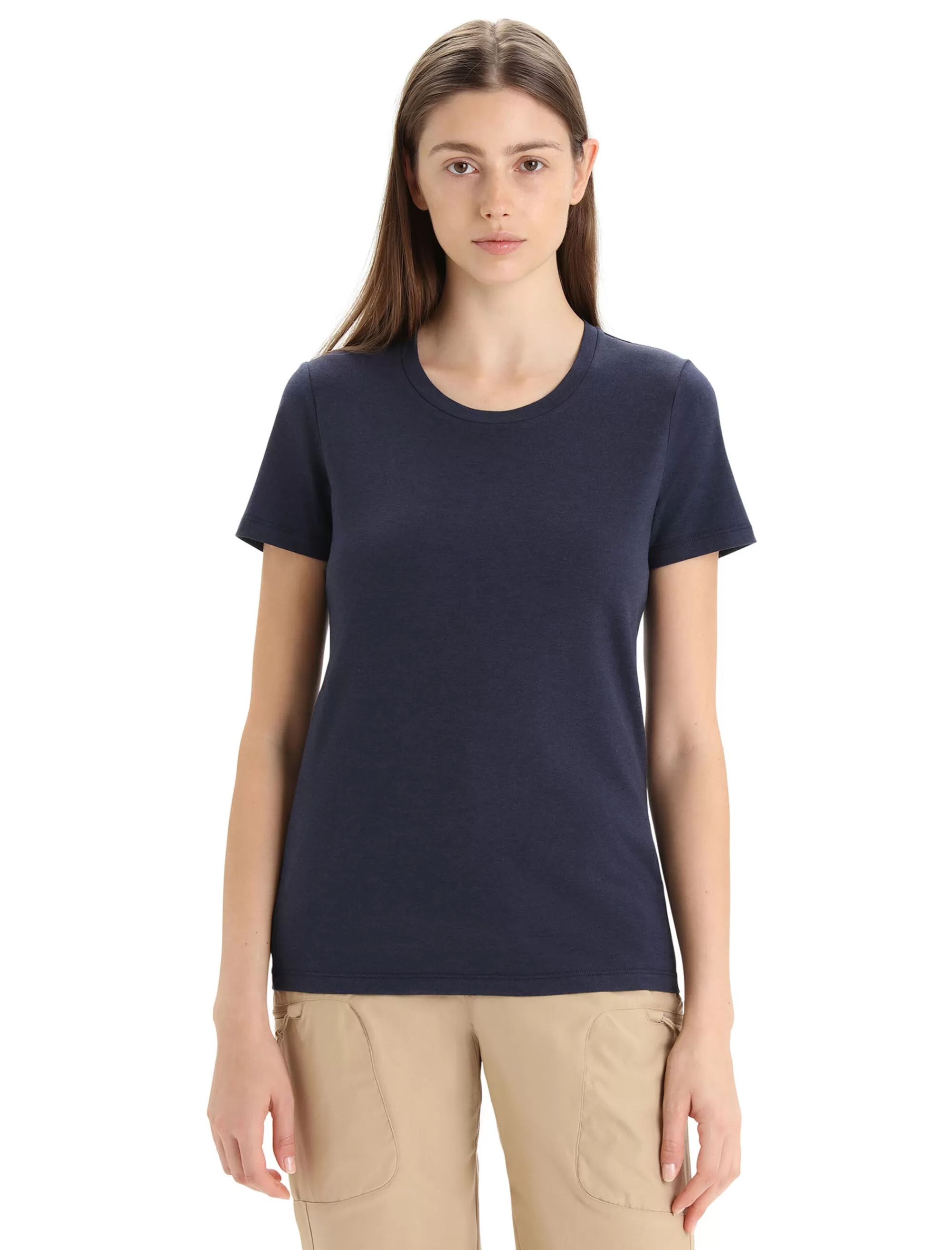 Shop Icebreaker Merino Central Classic T-Shirt Damen Midnight Navy