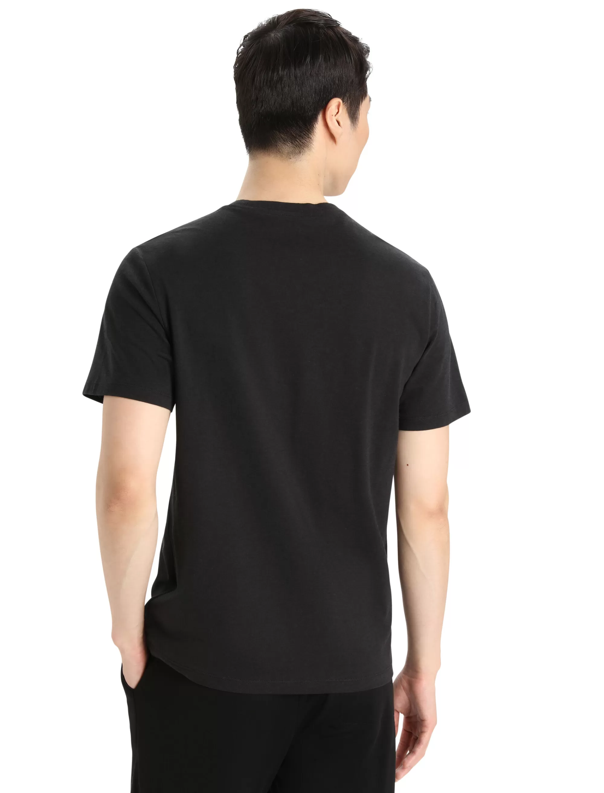 Cheap Icebreaker Merino Central Classic T-Shirt Herren Black