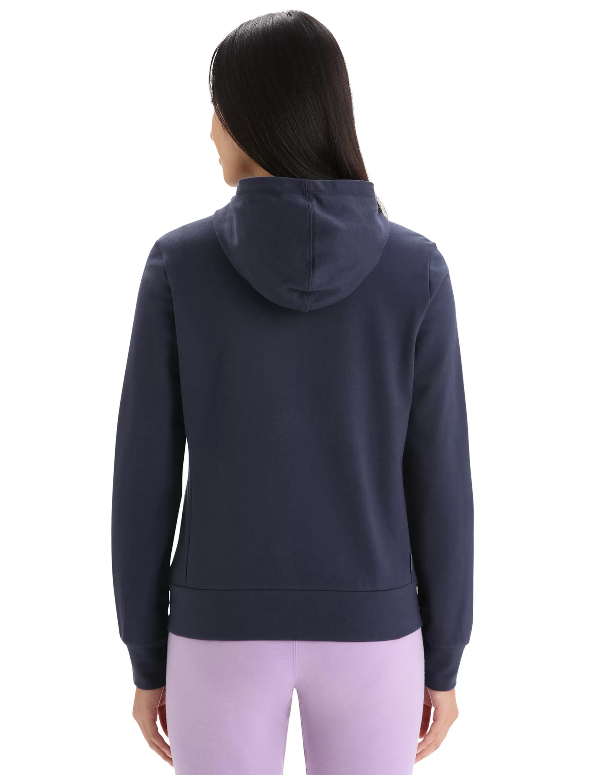 Best Sale Icebreaker Merino Central Classic Zip-Hoodie Damen Midnight Navy