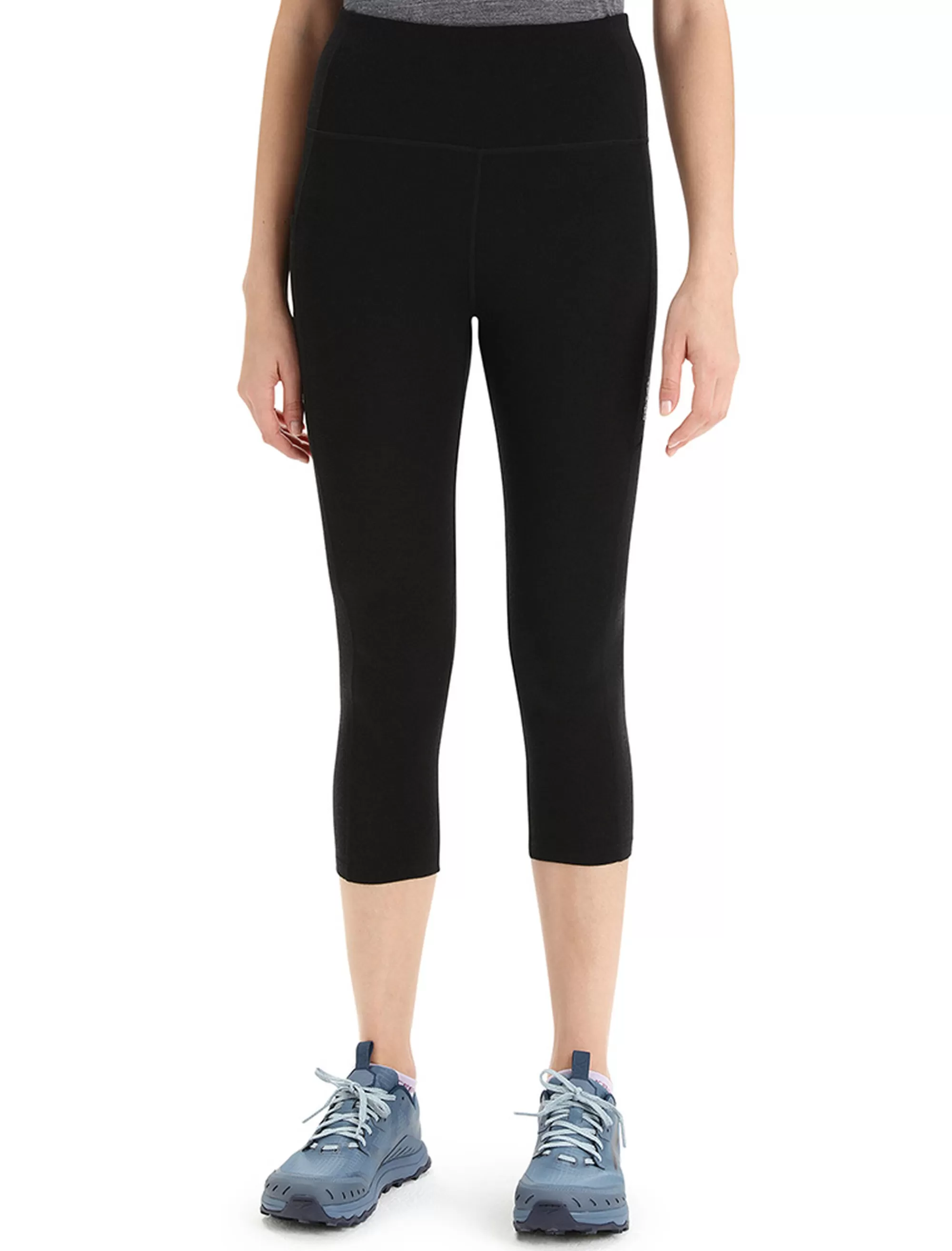 Online Icebreaker Merino Fastray High Rise 3/4 Tights Damen Black