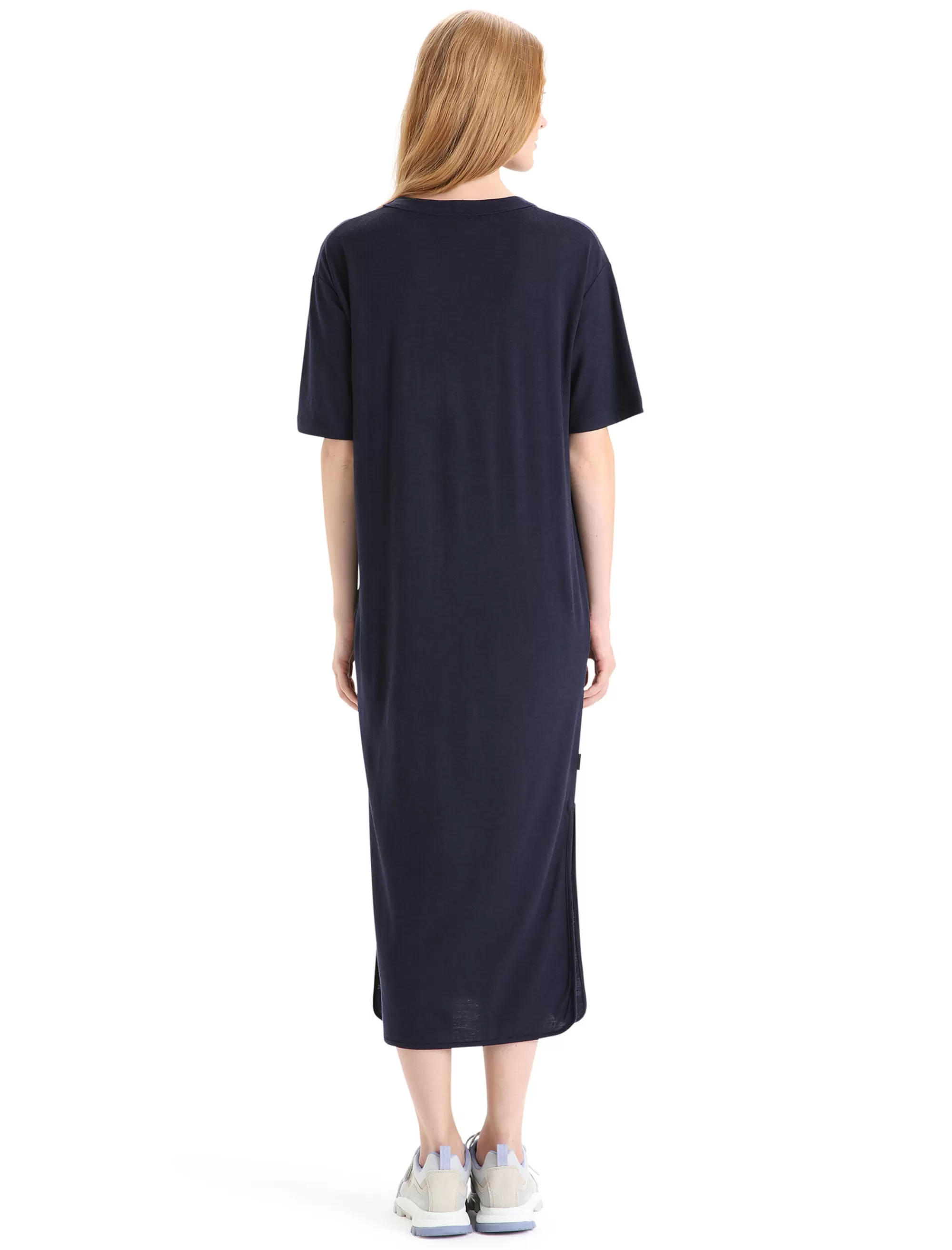 Hot Icebreaker Merino Granary Kleid Damen Midnight Navy