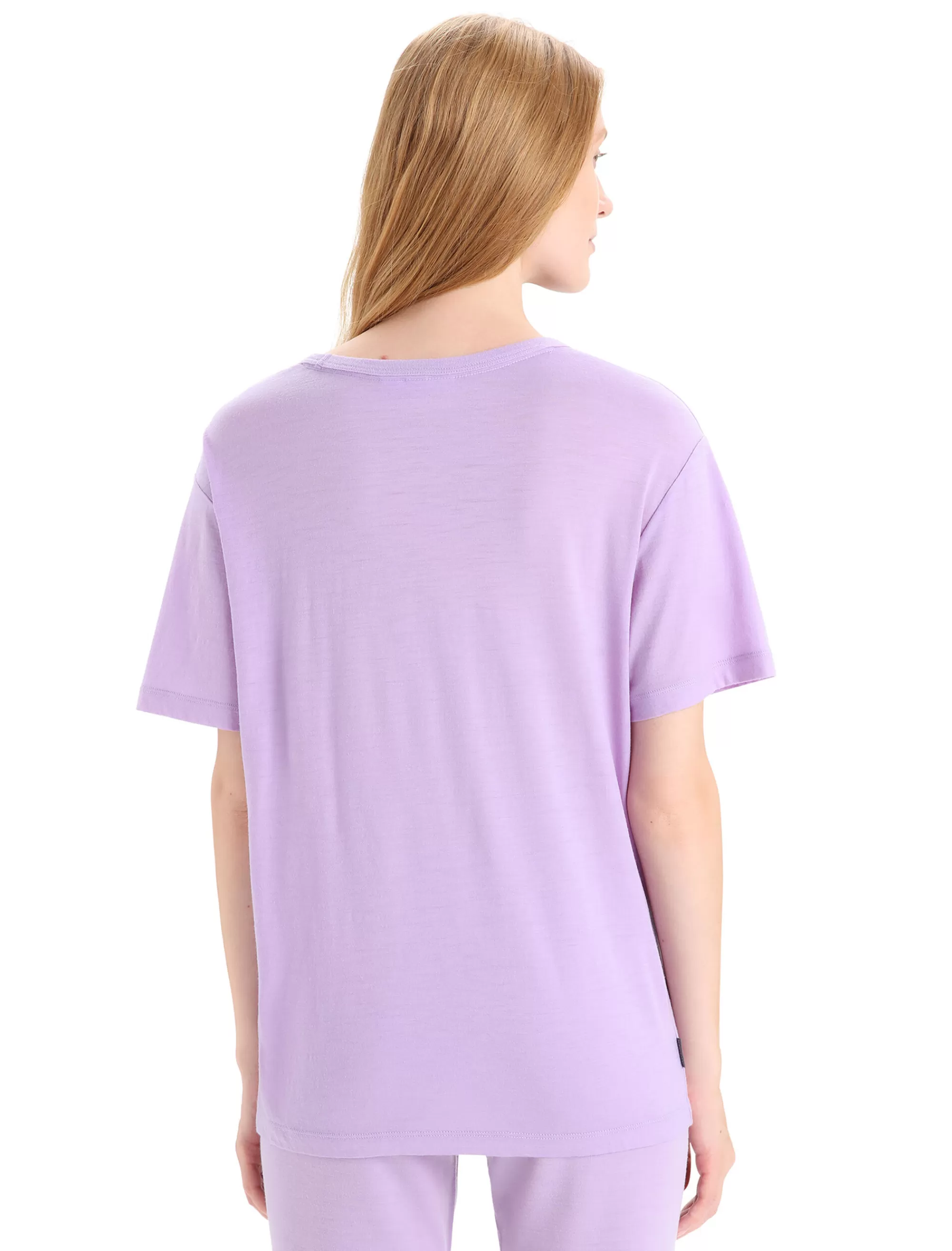 Cheap Icebreaker Merino Granary T-Shirt Damen Purple Gaze