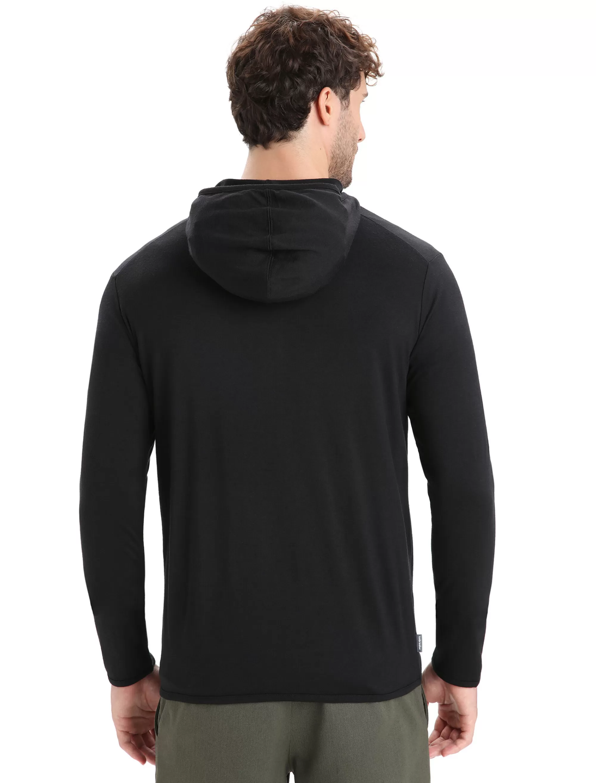 Clearance Icebreaker Merino Granary Zip-Hoodie Herren Black