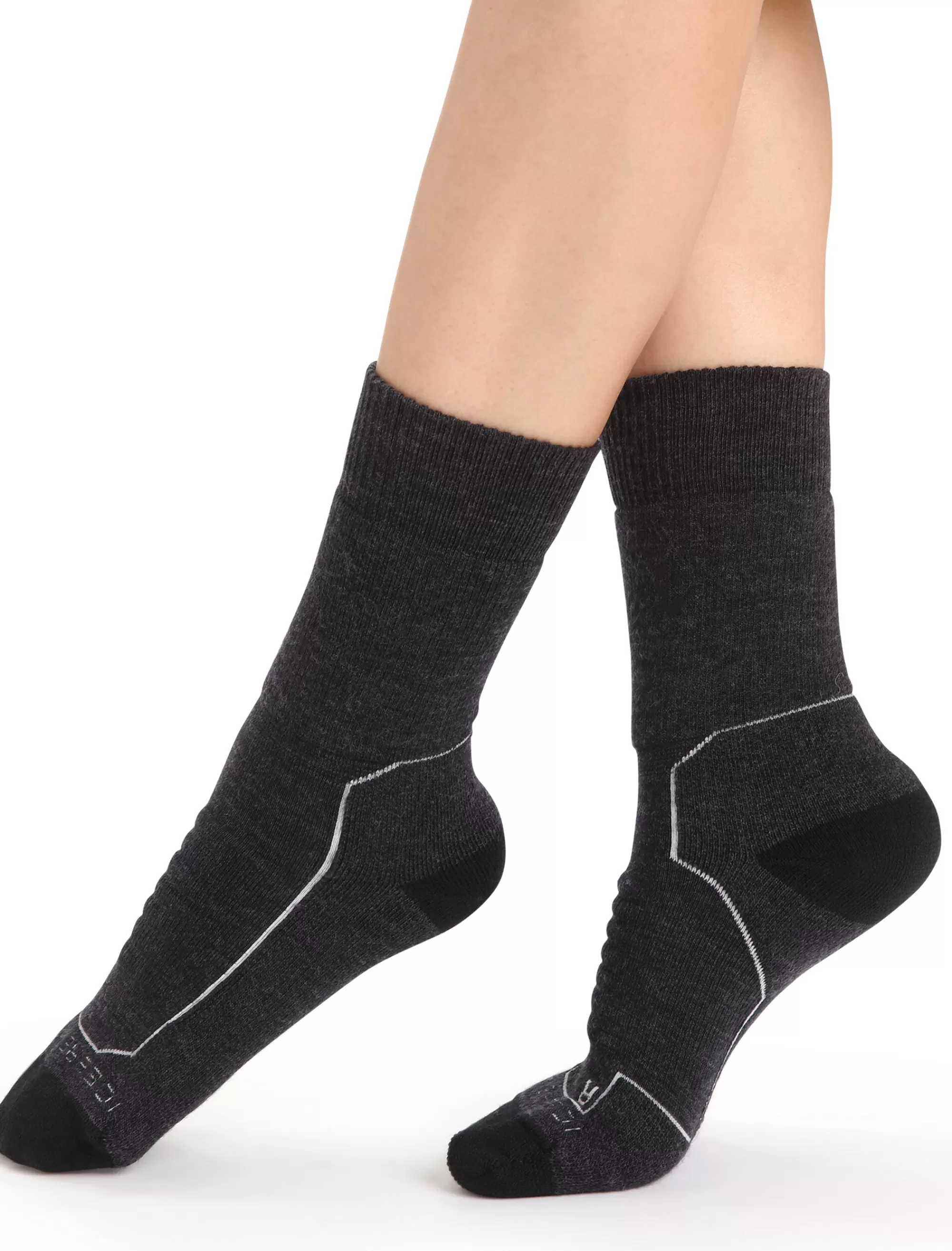 Best Icebreaker Merino Hike+ Heavy Socken Crew Damen Jet Heather