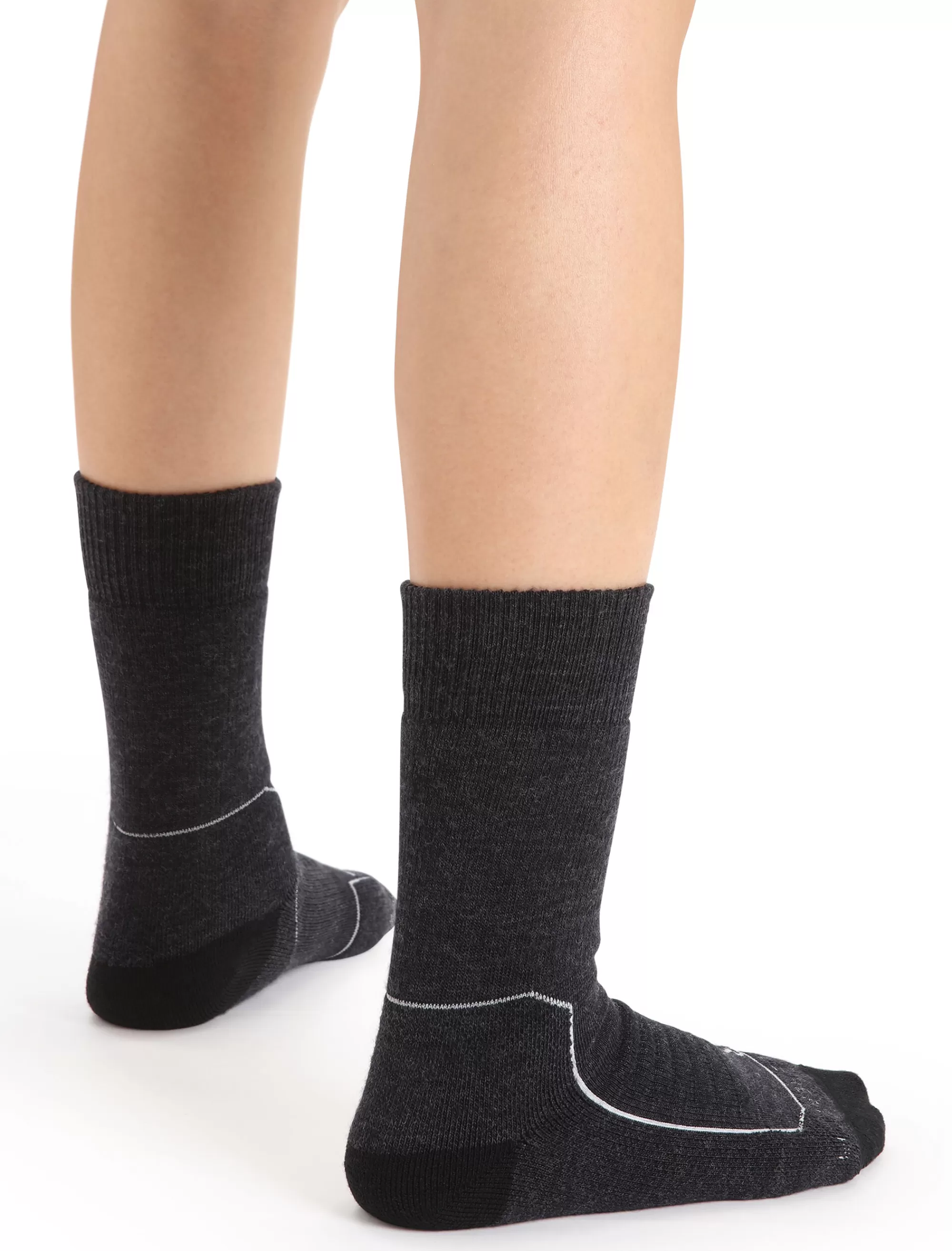 Best Icebreaker Merino Hike+ Heavy Socken Crew Damen Jet Heather