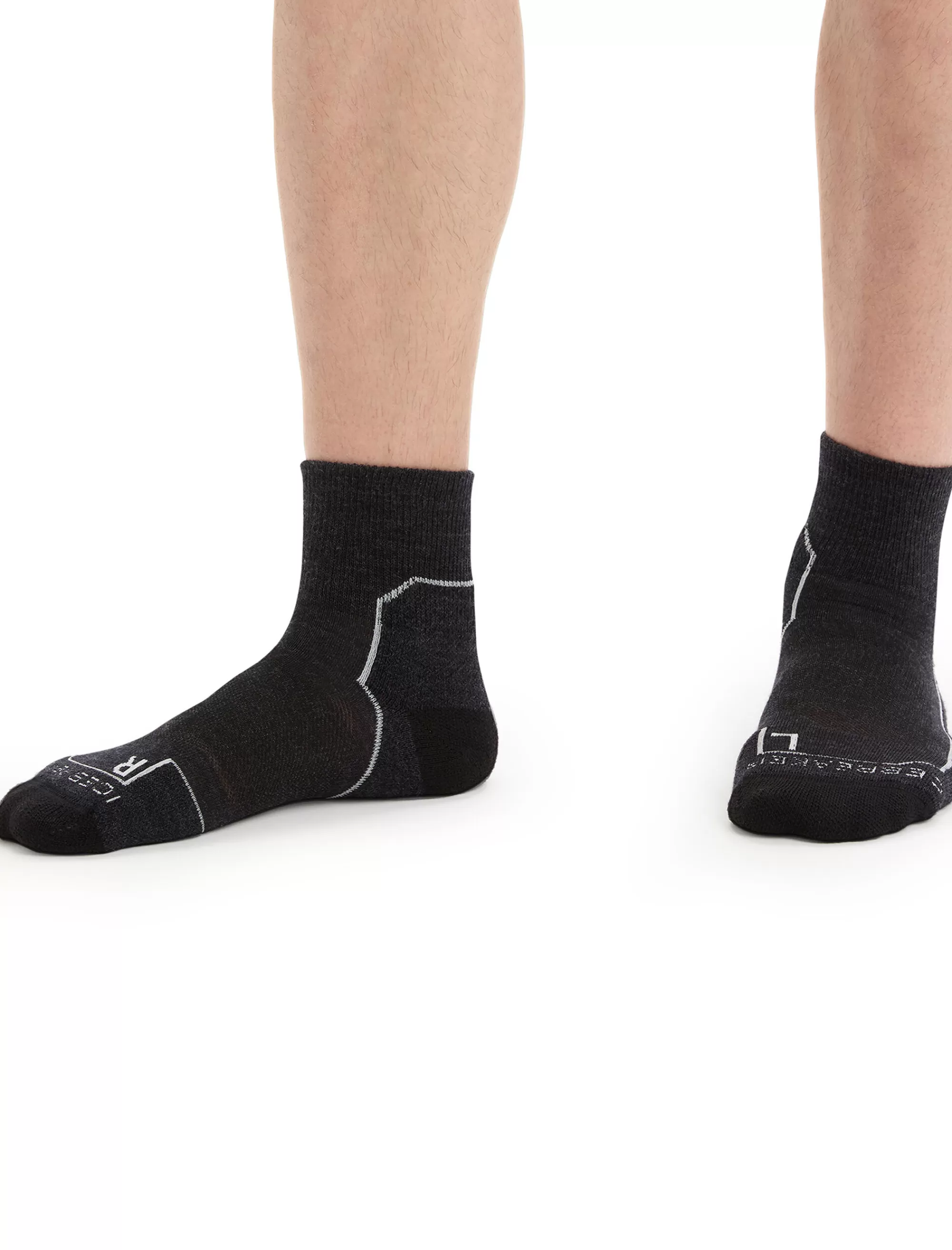 New Icebreaker Merino Hike+ Light Socken Mini Herren Jet Heather