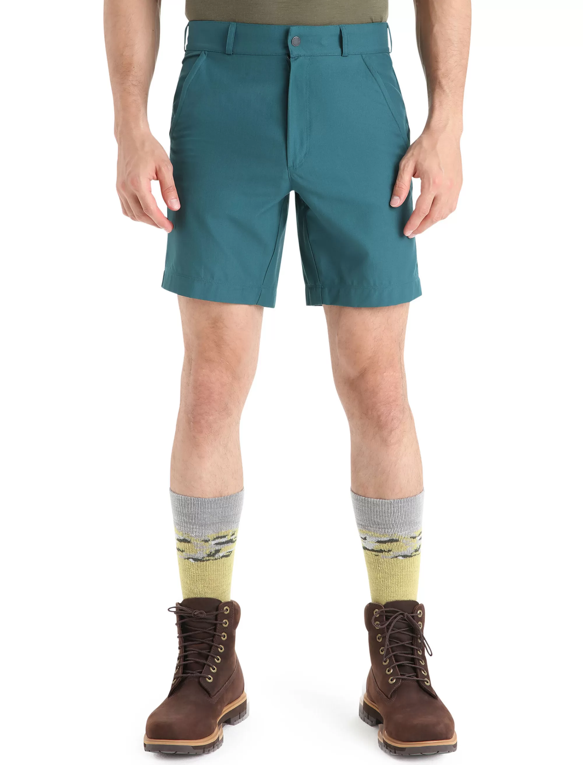 Flash Sale Icebreaker Merino Hike Shorts Herren Green Glory