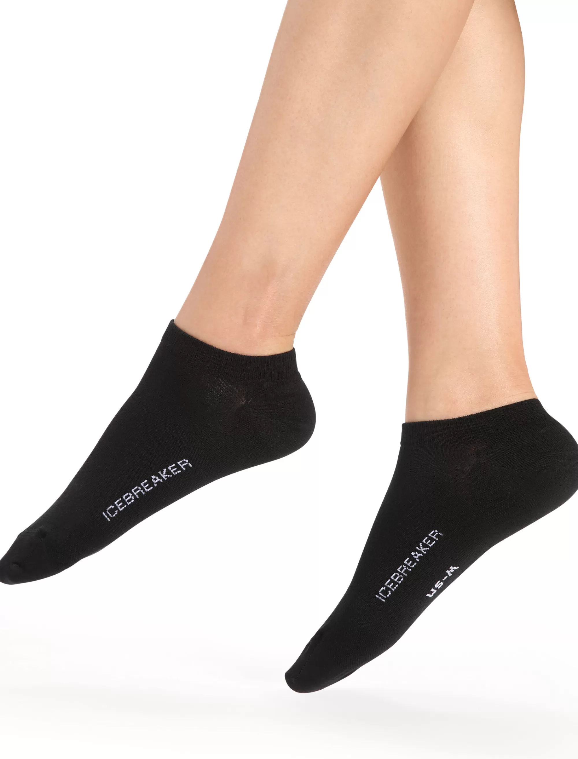 Best Icebreaker Merino Lifestyle Feinstricksocken No Show Damen Black/Snow