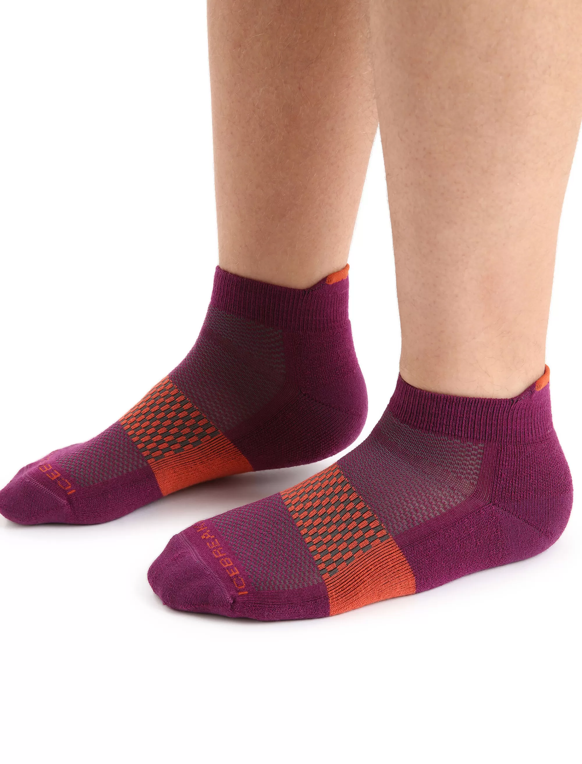 Cheap Icebreaker Merino Multisport Light Micro Socks Herren Go Berry/Vibrant Earth