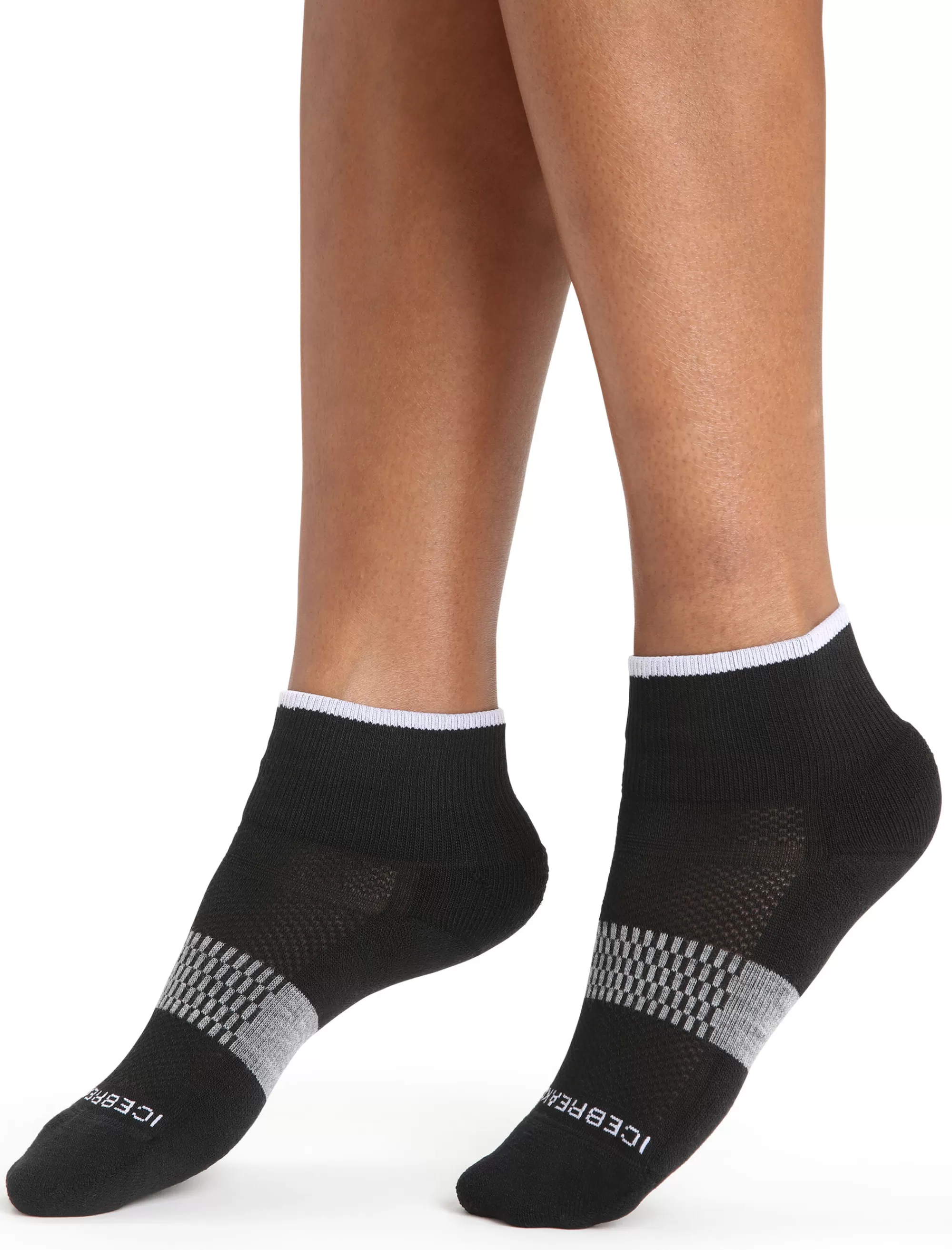 Shop Icebreaker Merino Multisport Light Socken Minidamen Black/Snow