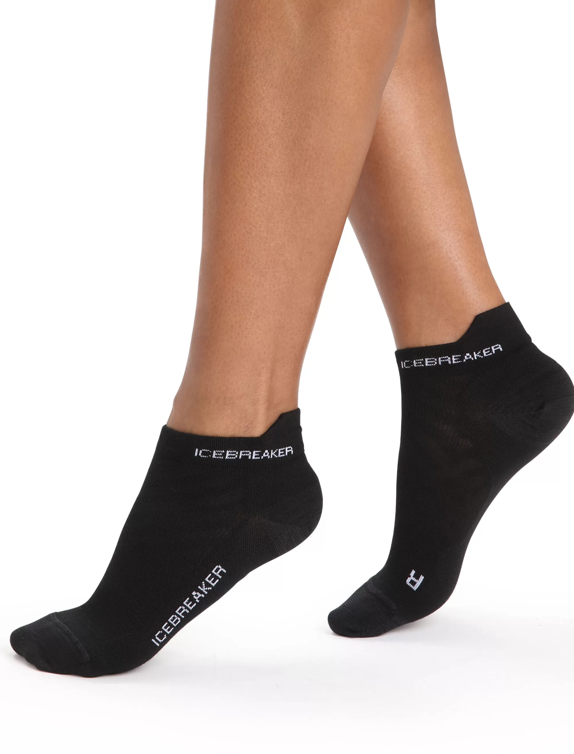 Flash Sale Icebreaker Merino Run+ Ultralight Socken Micro Damen Black/Snow