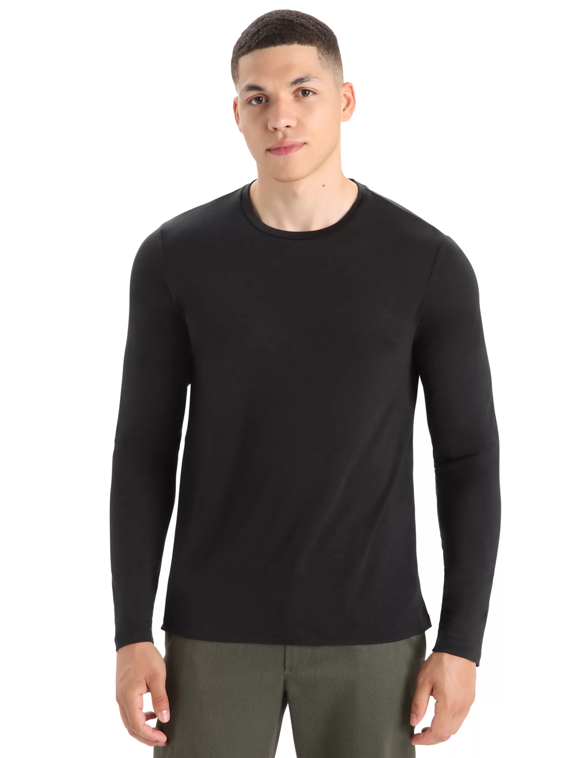 Discount Icebreaker Merino Sphere Ii Langarmshirt Herren Black