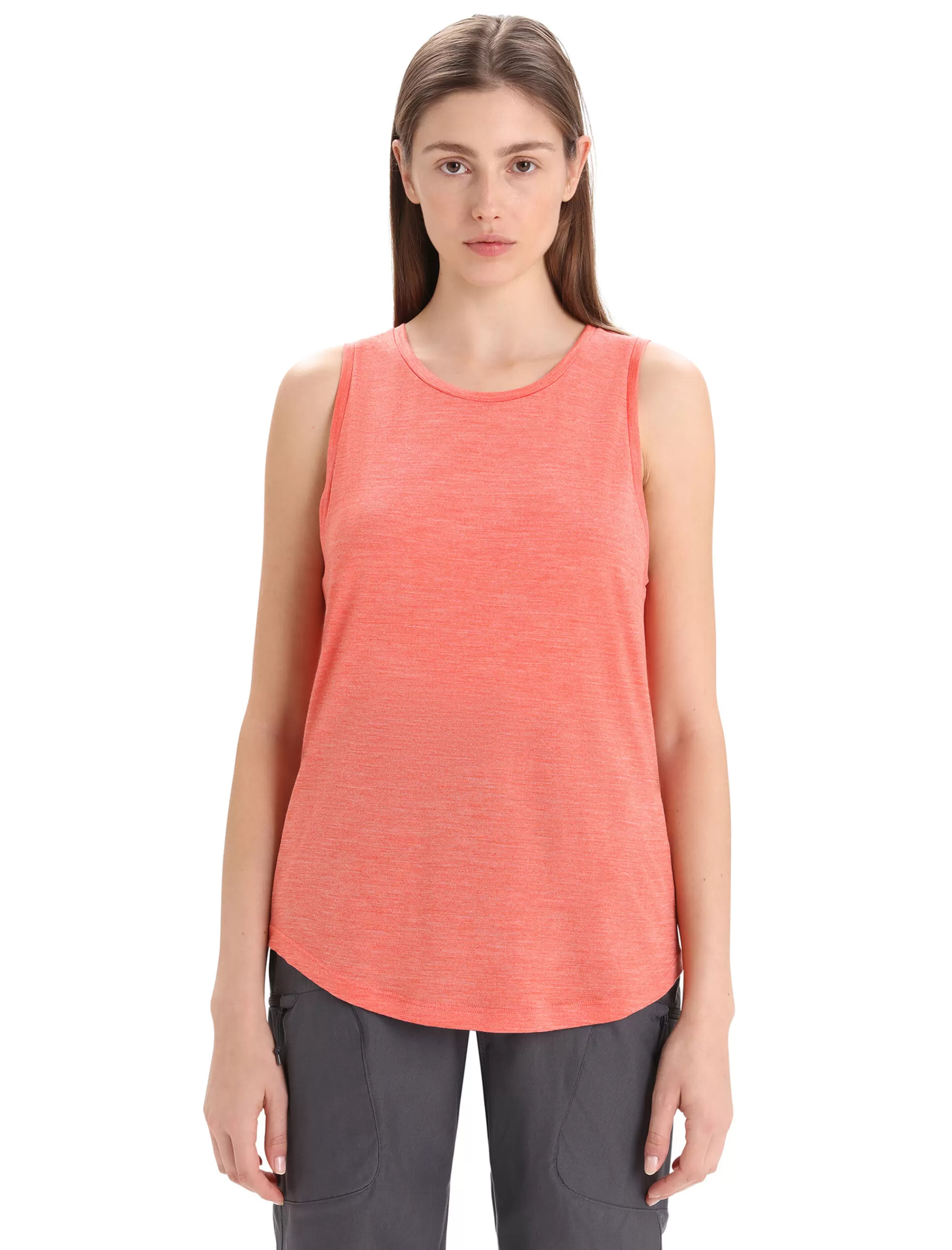 Store Icebreaker Merino Sphere Ii Tanktop Damen Vibrant Earth Heather