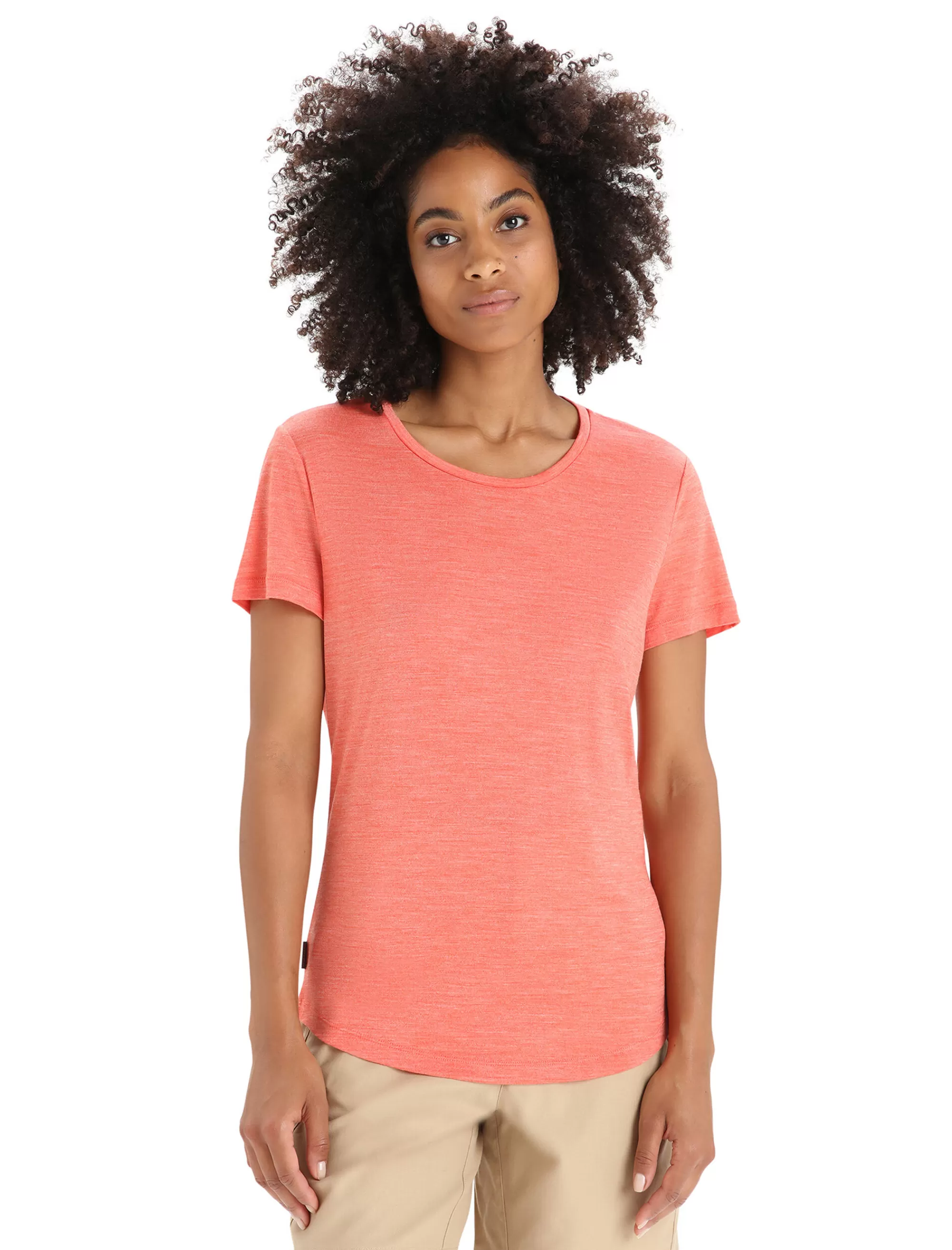 New Icebreaker Merino Sphere Ii T-Shirt Damen Vibrant Earth Heather