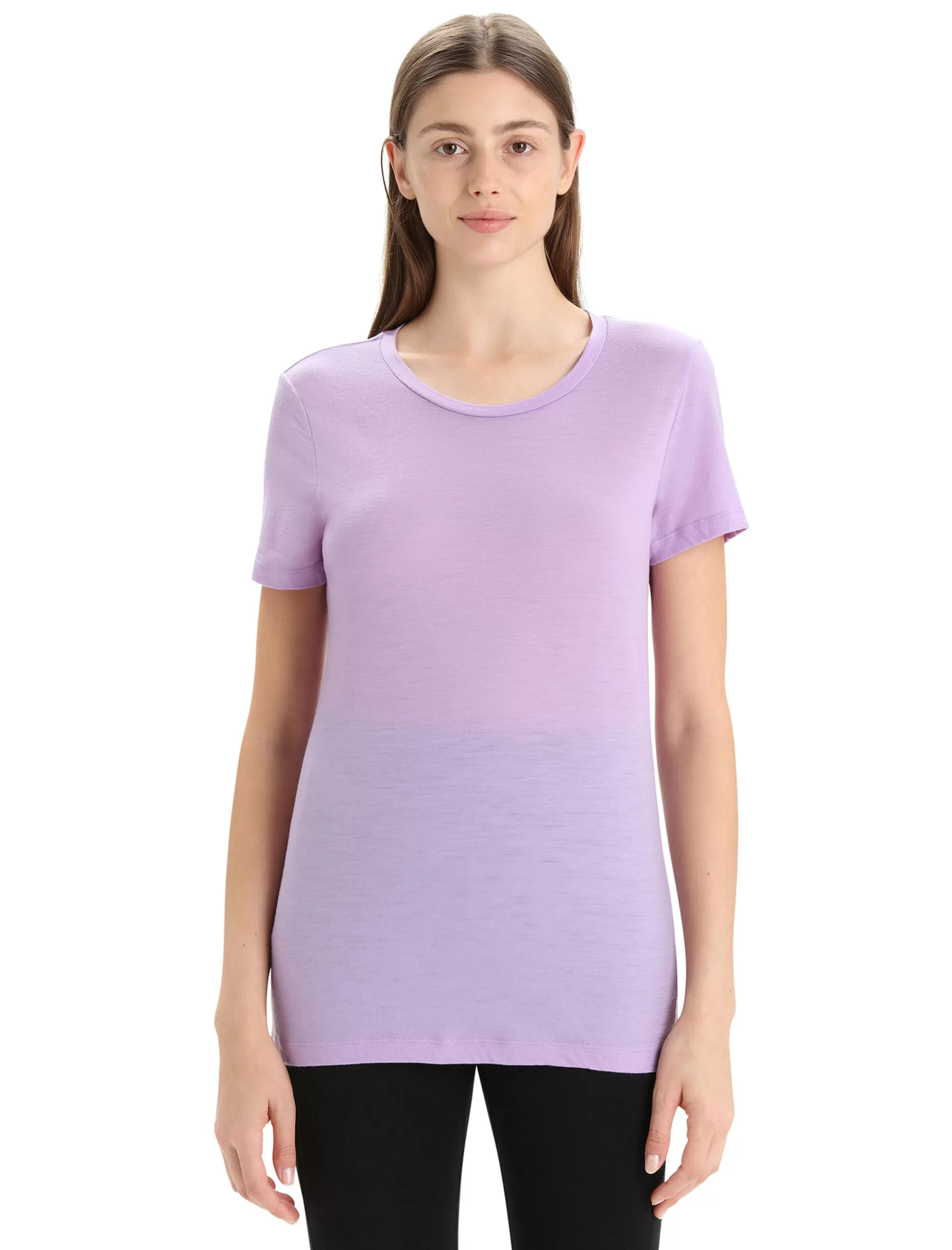 New Icebreaker Merino Tech Lite Ii T-Shirt Damen Purple Gaze