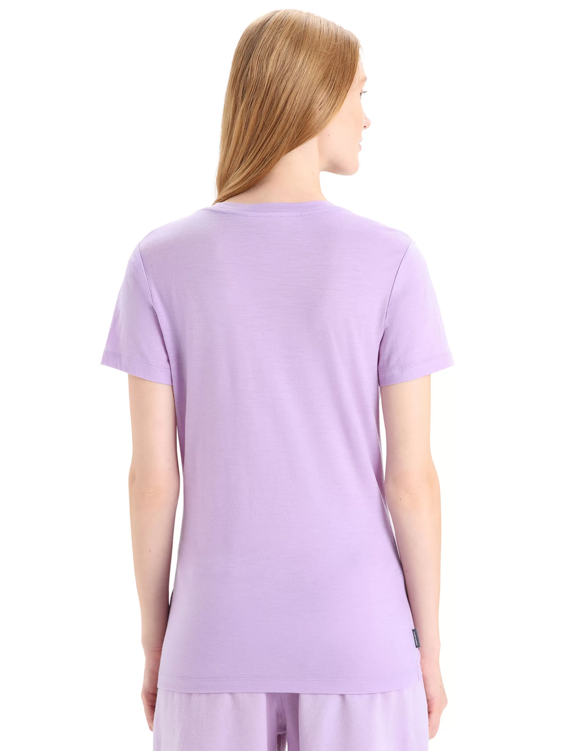 Hot Icebreaker Merino Tech Lite Ii T-Shirt Ib Natural Damen Purple Gaze