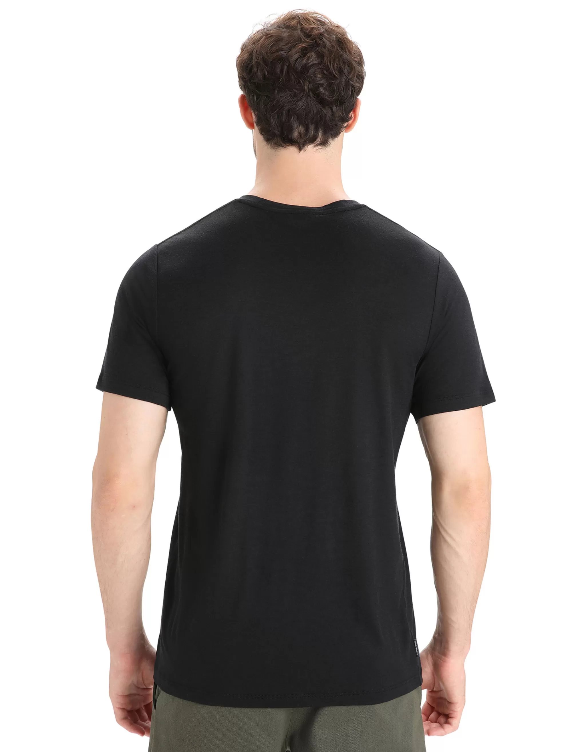 Cheap Icebreaker Merino Tech Lite Ii T-Shirt Ib Natural Herren Black