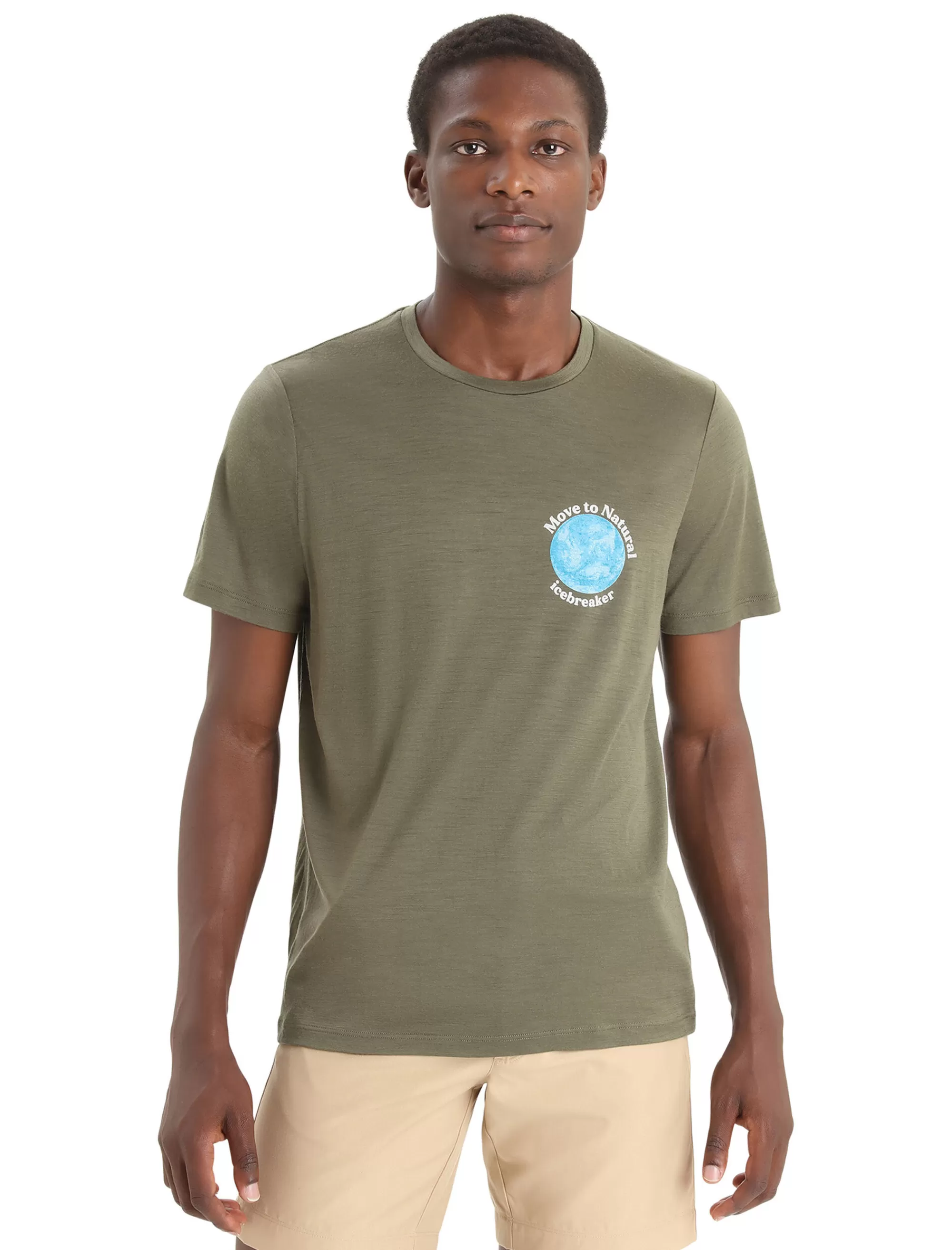 Cheap Icebreaker Merino Tech Lite Ii T-Shirt Earth Herren Loden