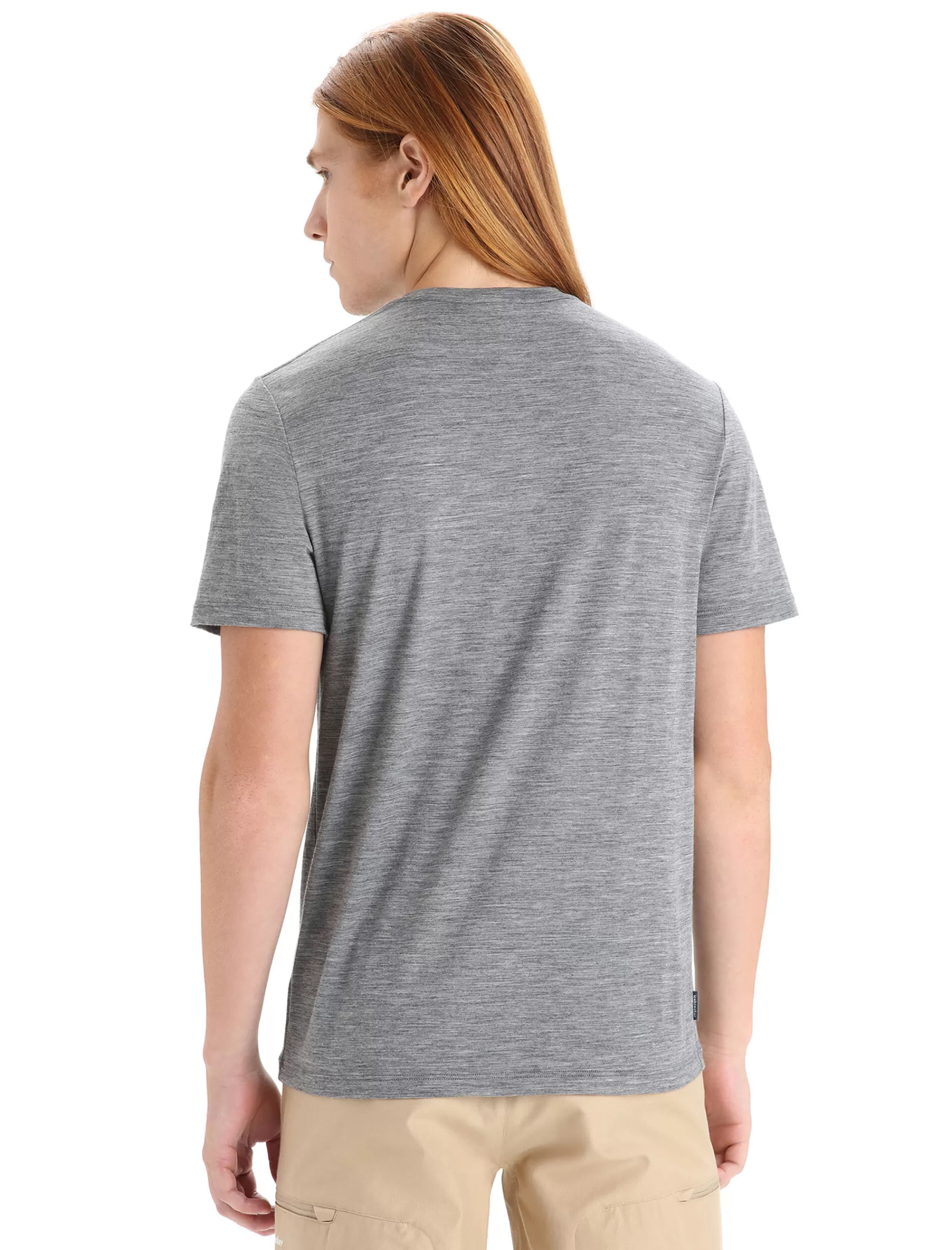 Hot Icebreaker Merino Tech Lite Ii T-Shirt Herren Gritstone Heather