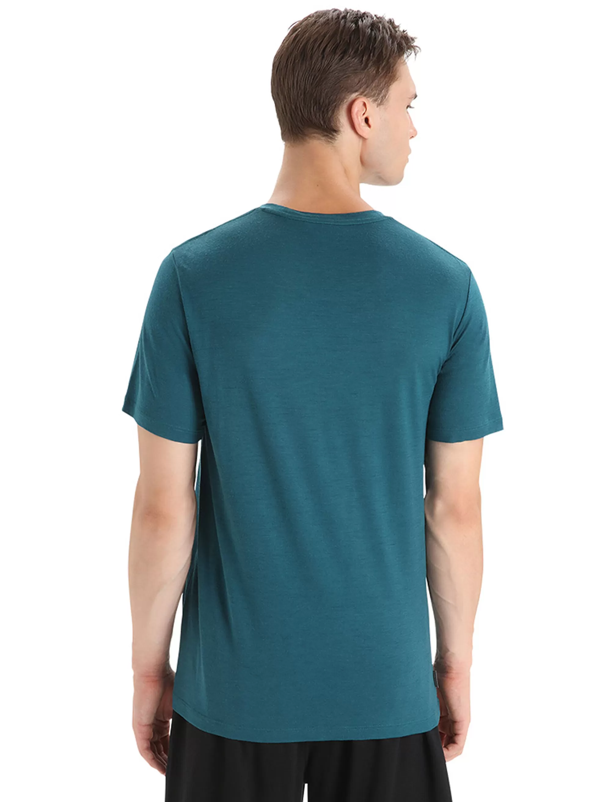 Store Icebreaker Merino Tech Lite Ii T-Shirt Wildflower Bloom Herren Green Glory