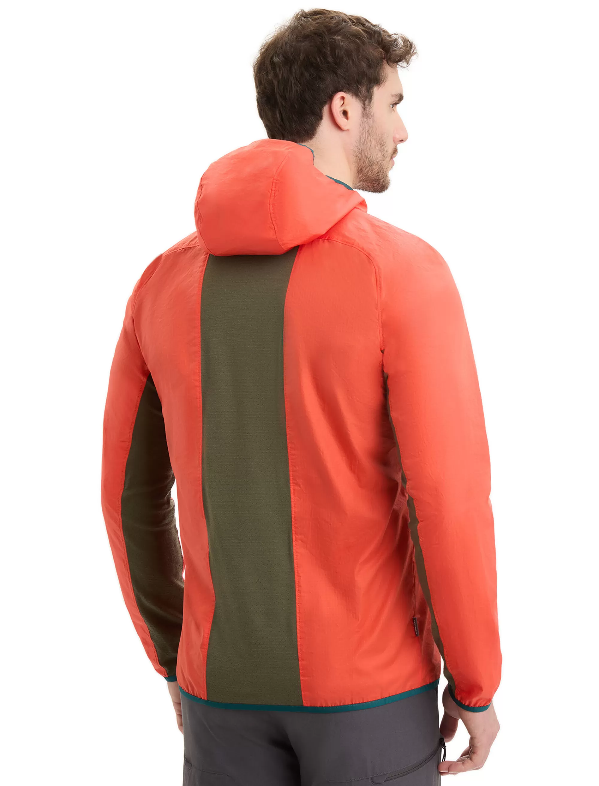 Flash Sale Icebreaker Shell+™ Merino Cotton Windbreaker Herren Vibrant Earth/Loden